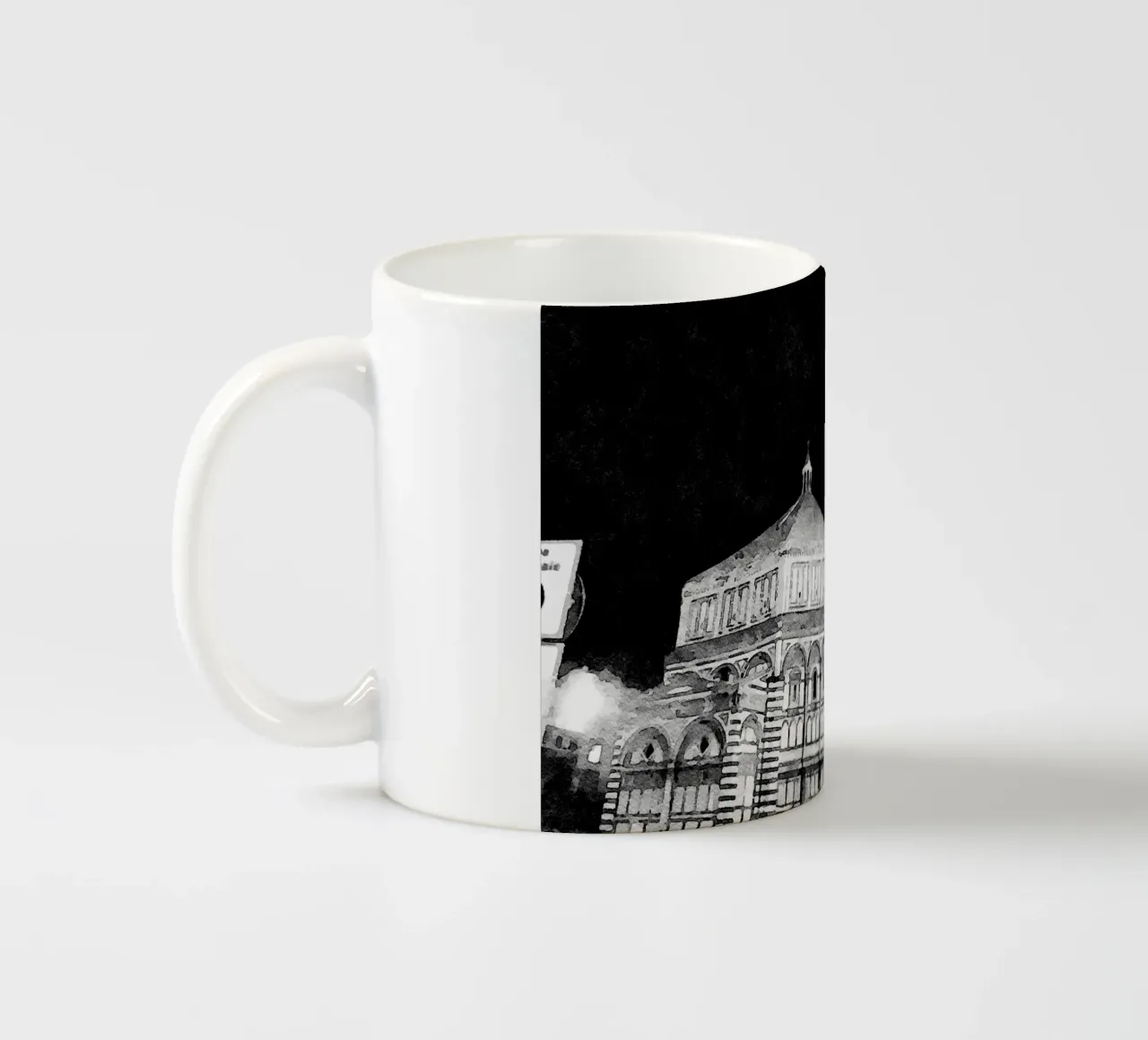 Firenze di notte tazza in ceramica da Massimo Frascogna