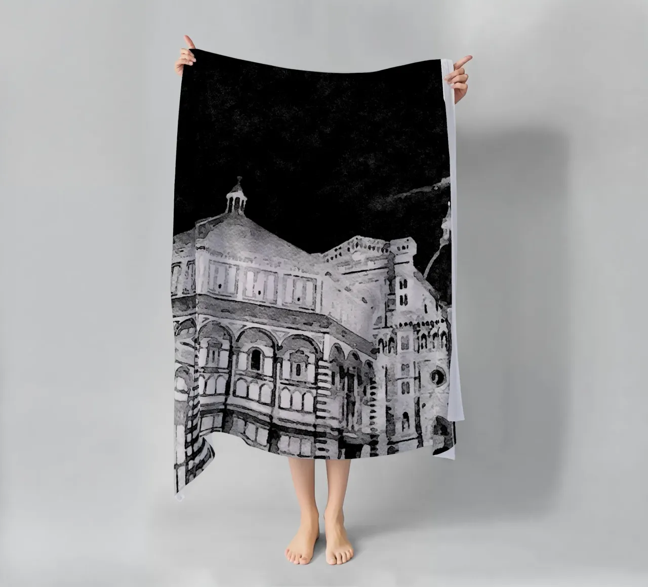 Firenze di notte telo mare da Massimo Frascogna