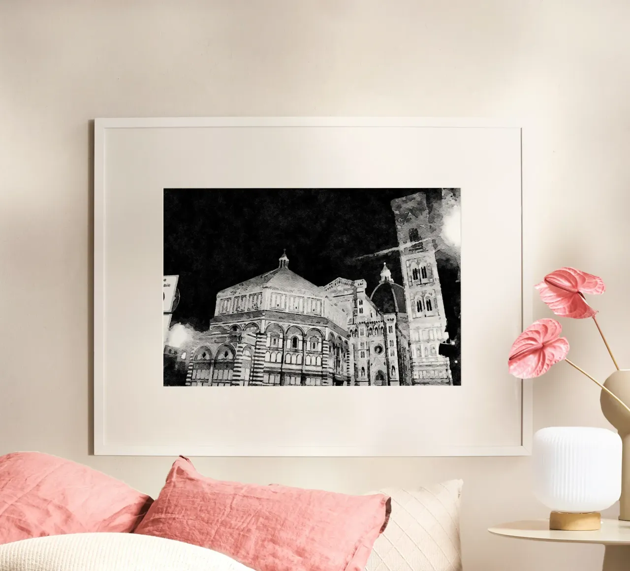Firenze di notte carta hahnemühle da Massimo Frascogna