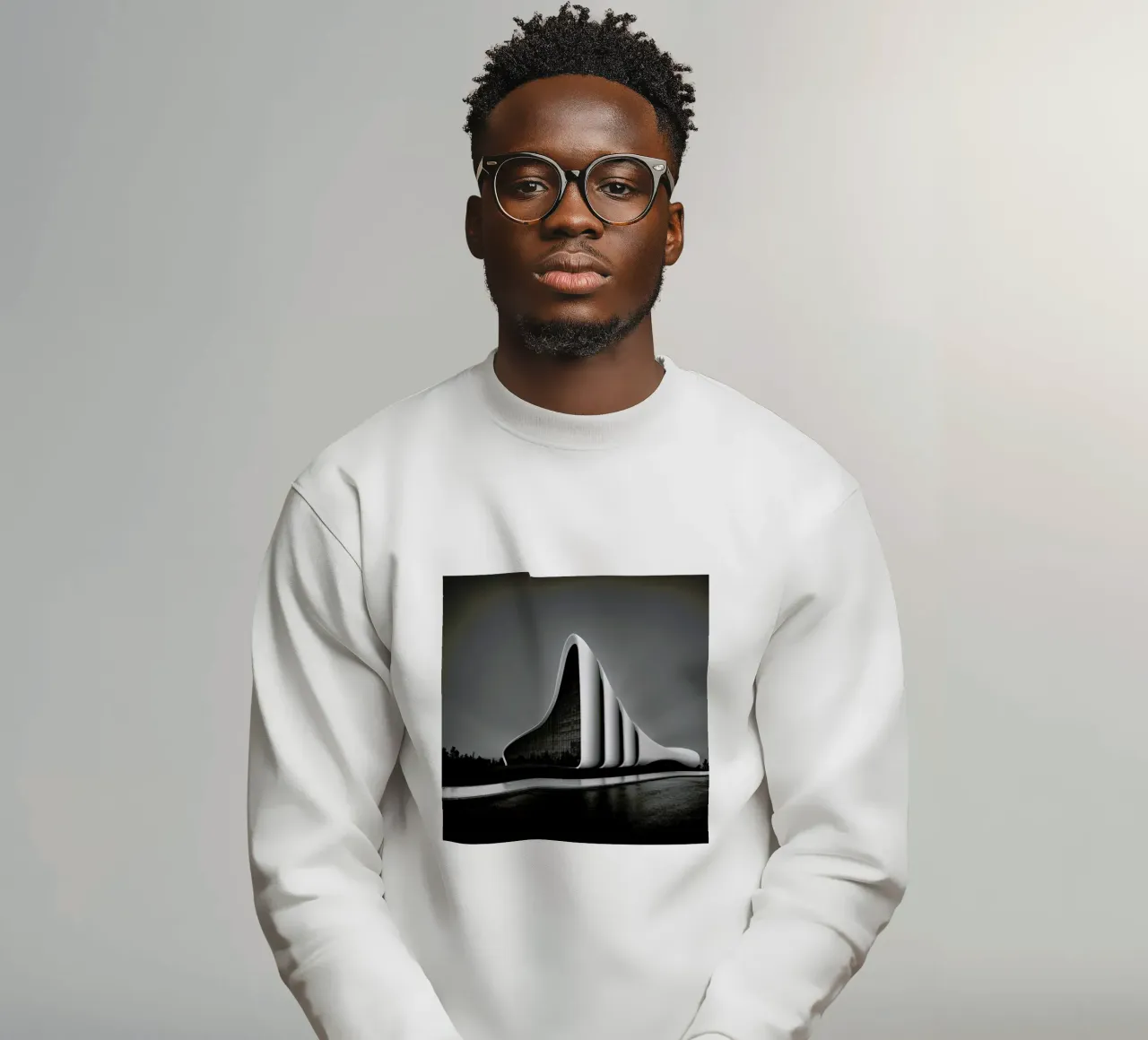 Baku - Heydar Aliyev Center 1 felpa da Håggard Photography | Ronny Behnert