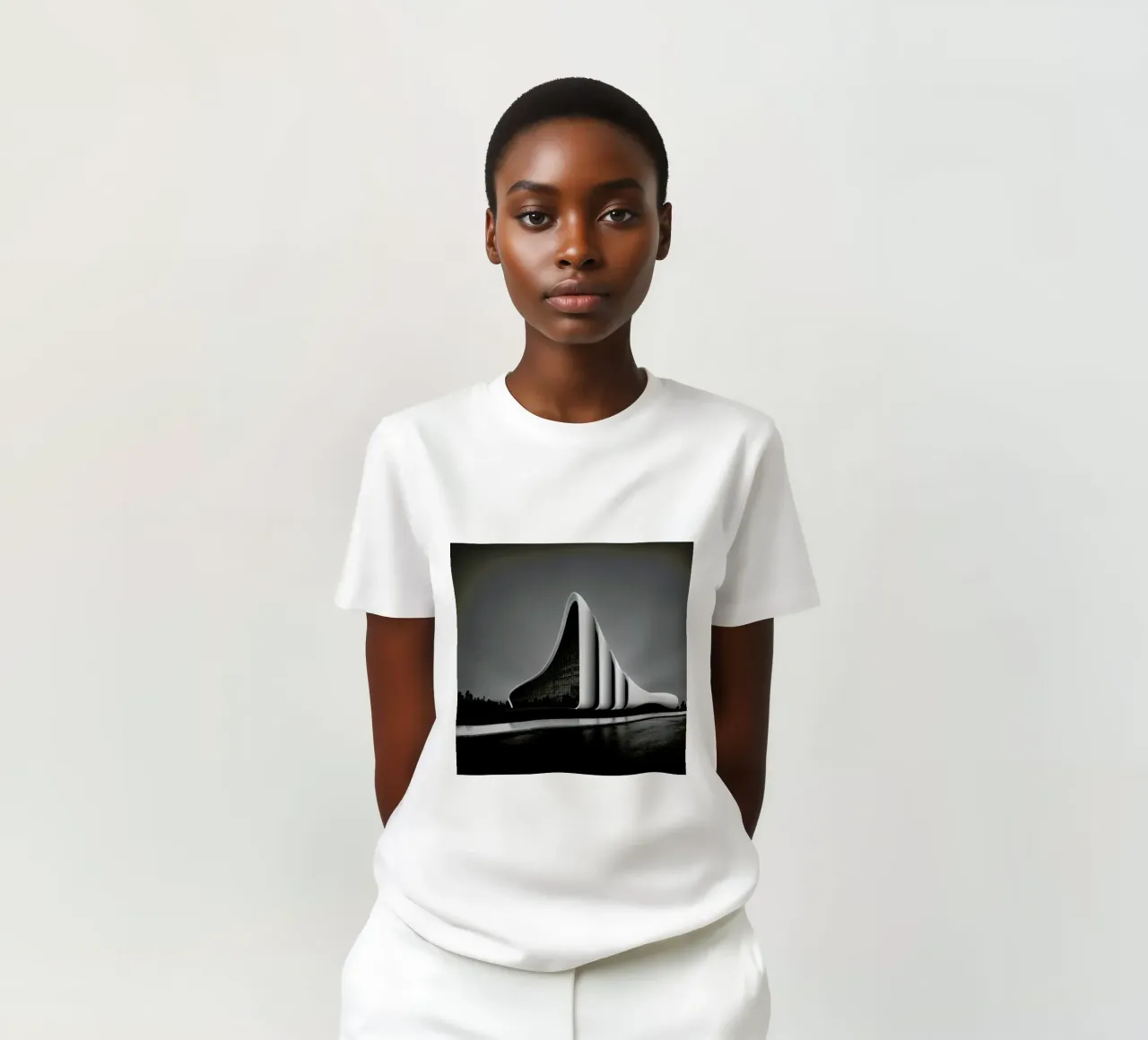 Baku -  Heydar Aliyev Center 1 t-shirt da Håggard Photography | Ronny Behnert