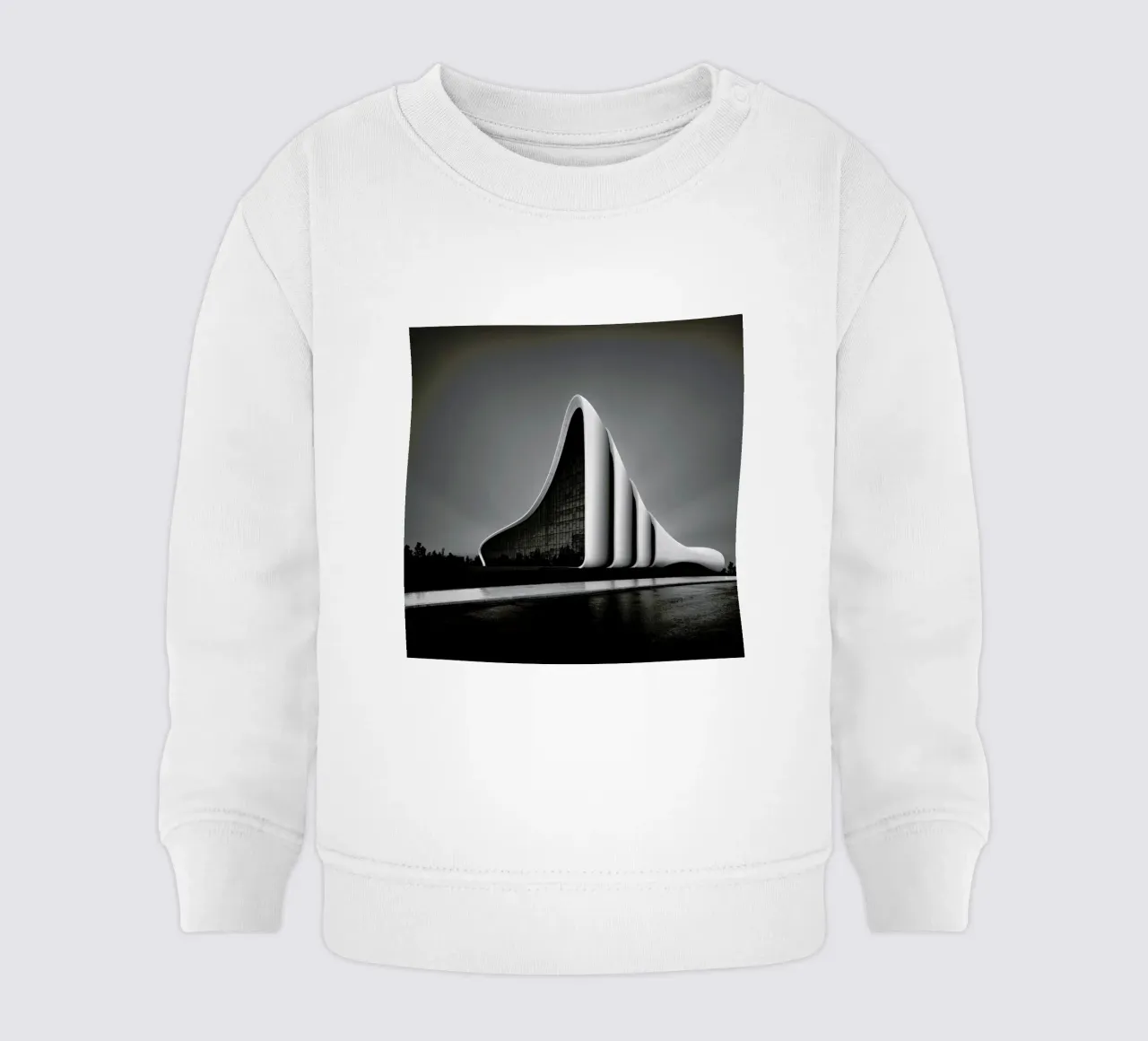 Baku - Heydar Aliyev Center 1 felpa neonato da Håggard Photography | Ronny Behnert