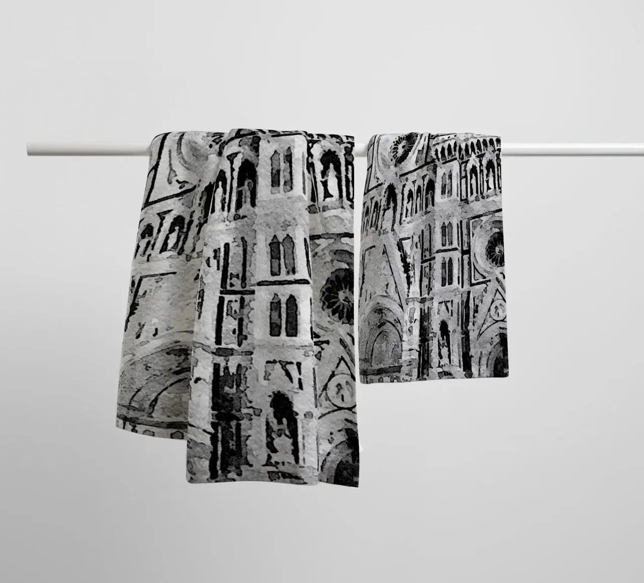 La Cattedrale asciugamano da bagno da Massimo Frascogna