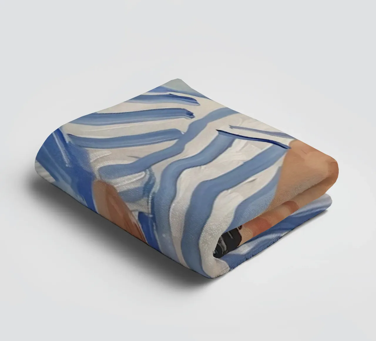 Abstract Woman Painting, Modern Minimalist Contemporary Art towel by Bella Studio