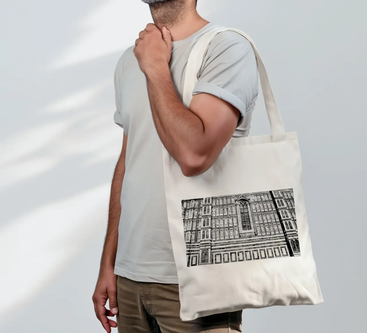 Facade tote bag by Massimo Frascogna