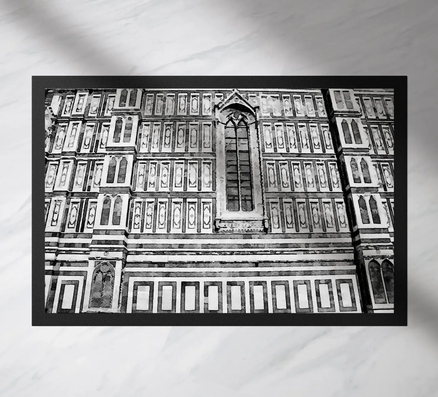 Facade doormat by Massimo Frascogna