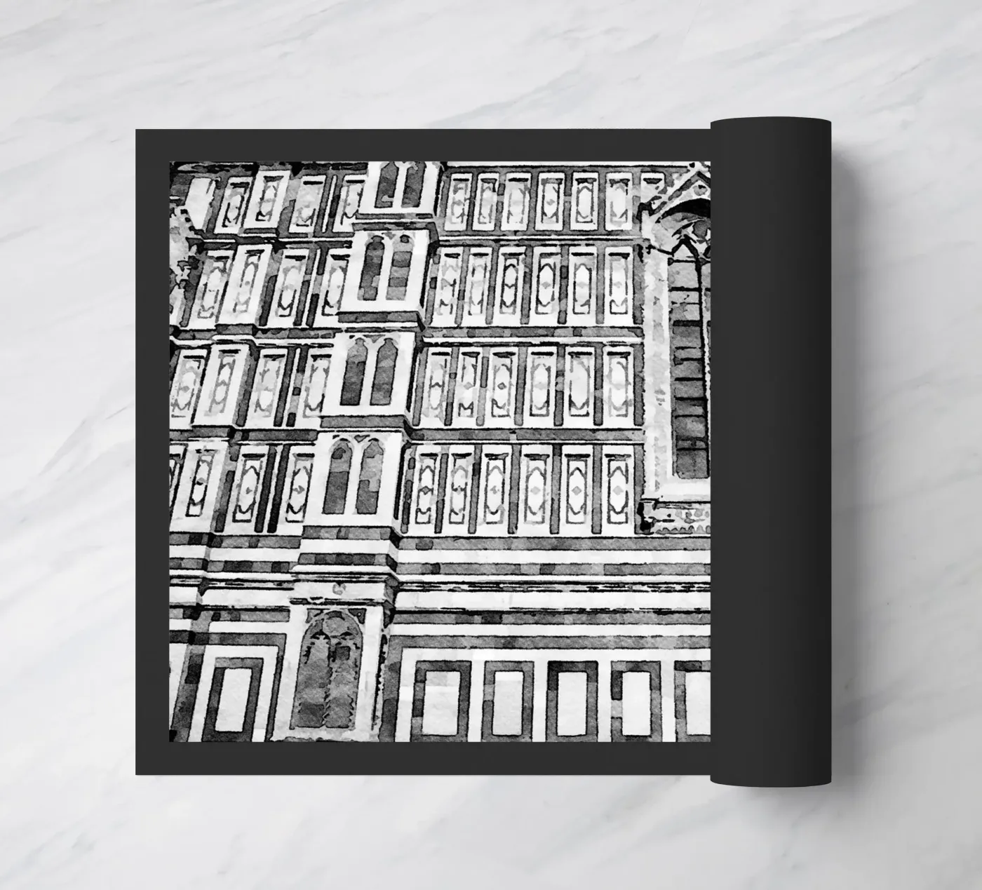 Facade doormat by Massimo Frascogna