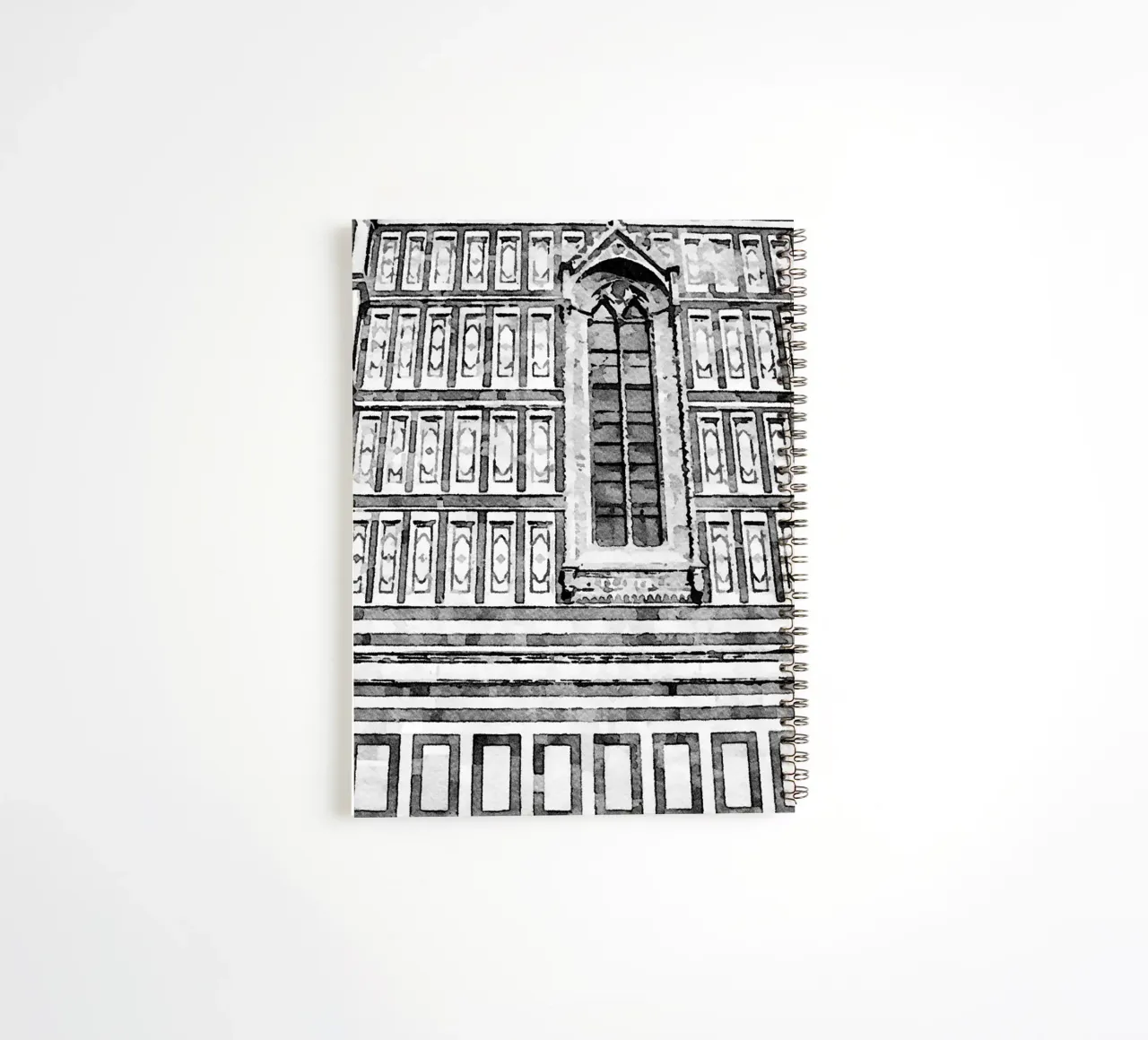 Facade spiral notebook by Massimo Frascogna