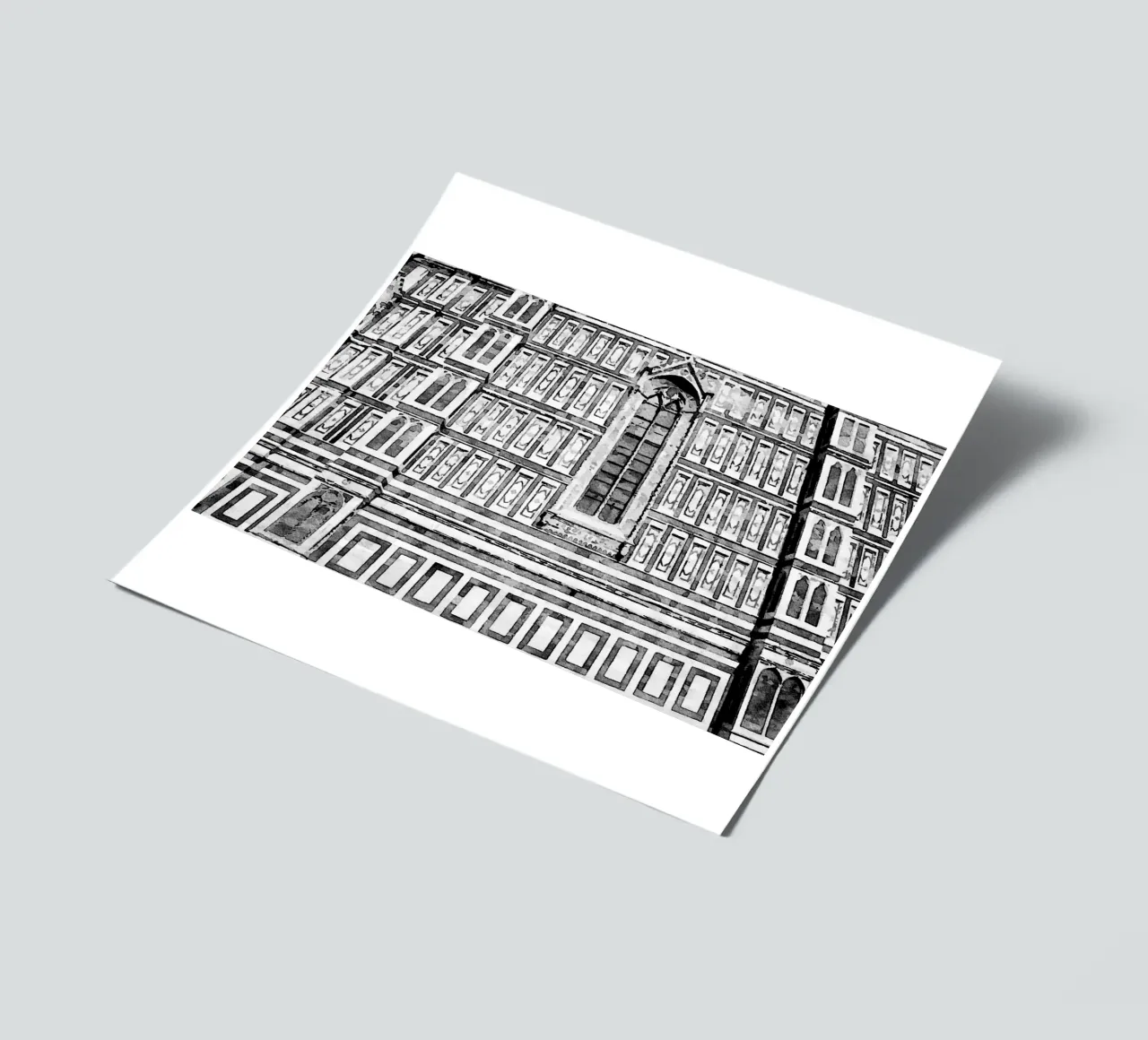 Facade sticker sheet by Massimo Frascogna