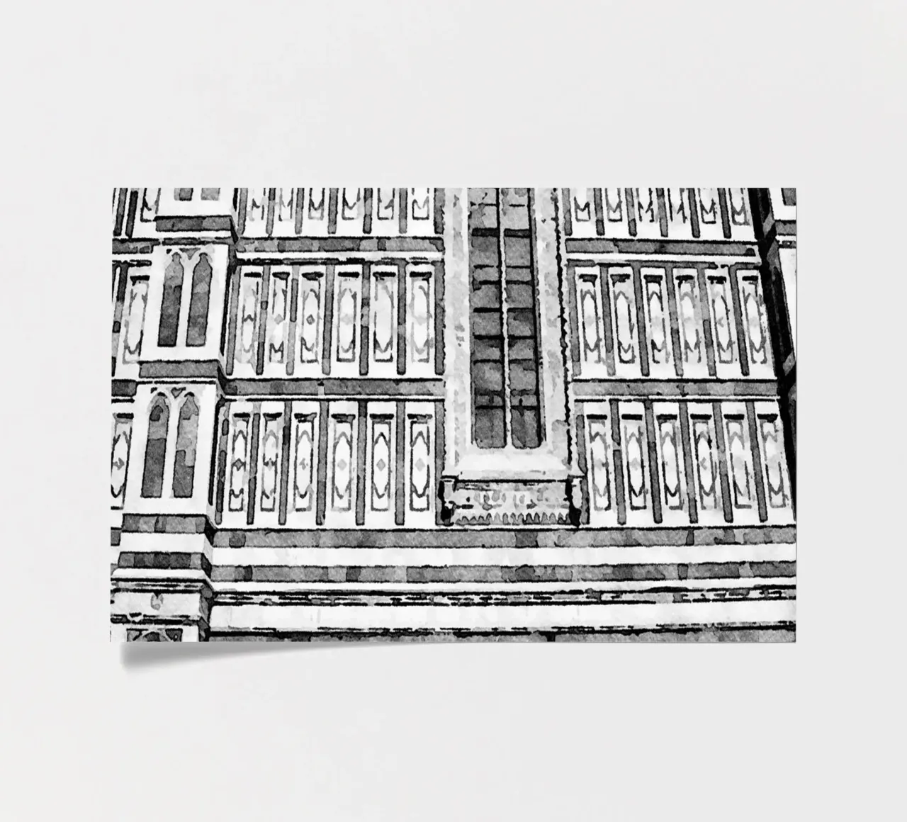 Facade sticker sheet by Massimo Frascogna