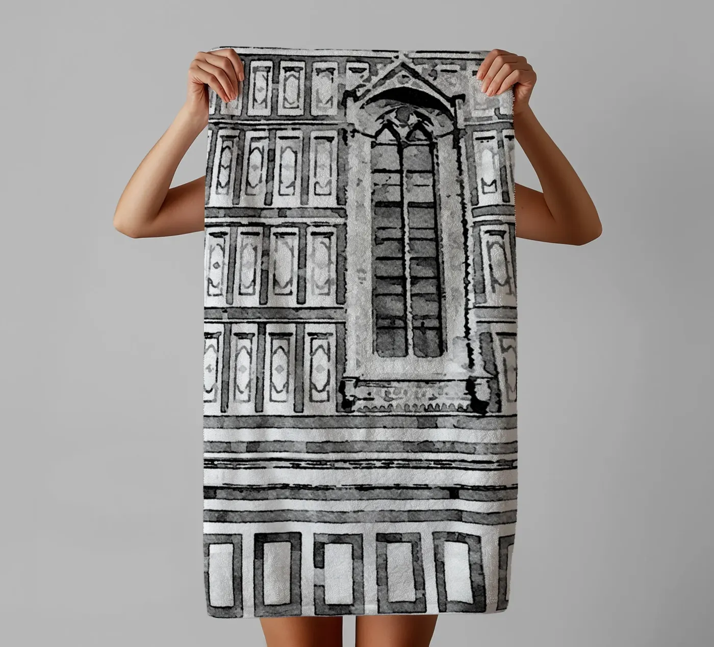 Facade badhanddoek van Massimo Frascogna