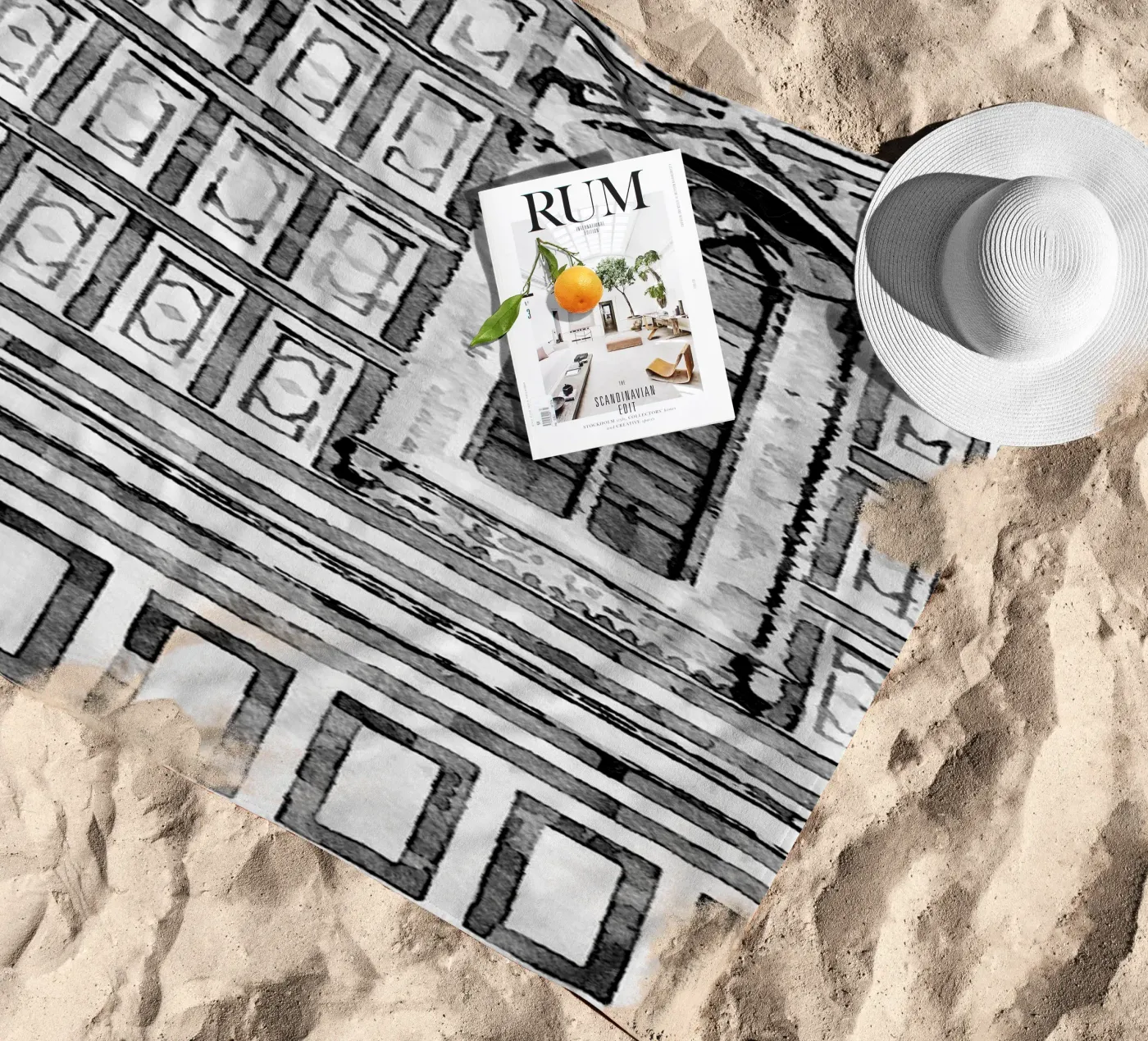 Facade strandhanddoek van Massimo Frascogna