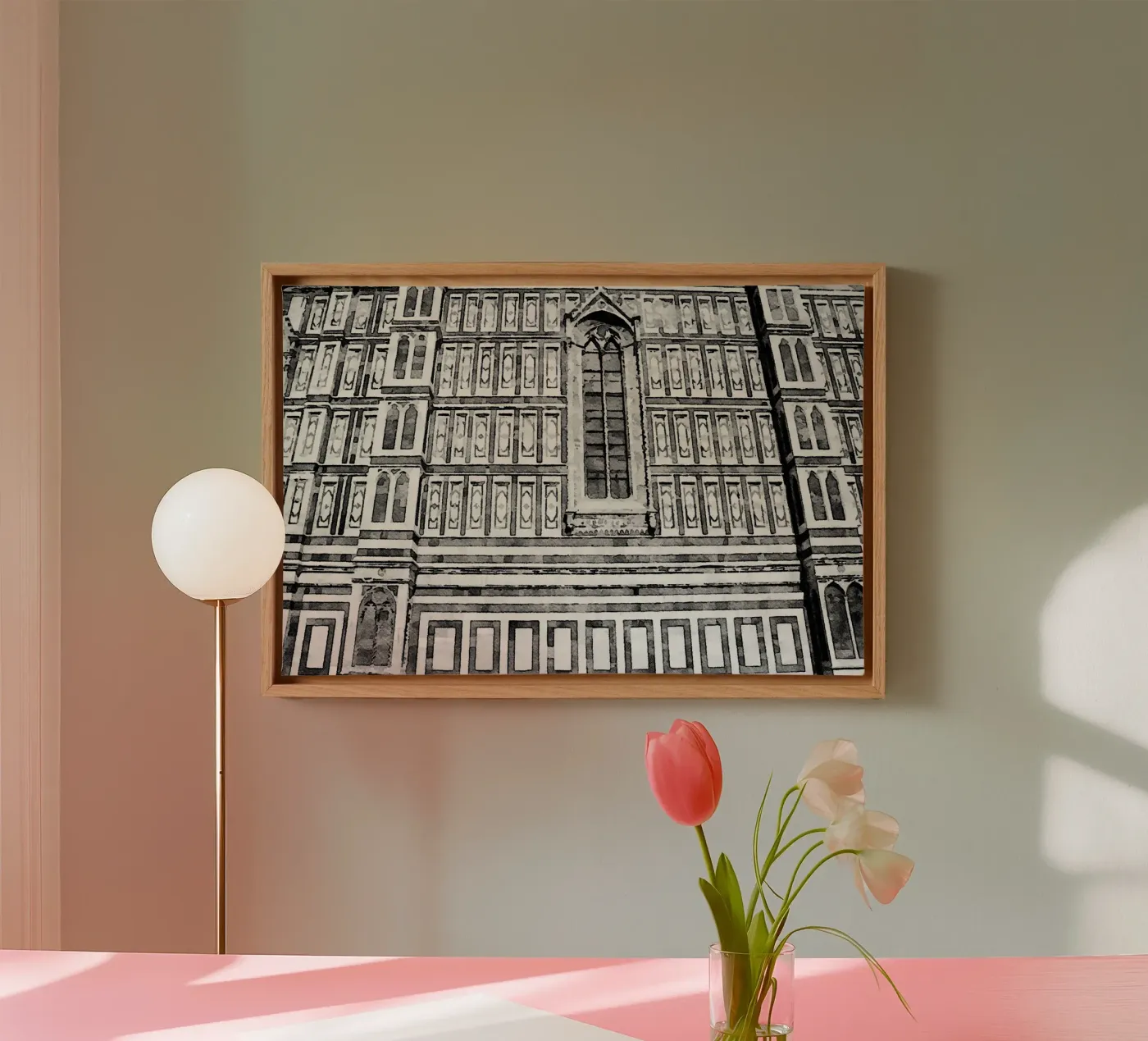 Facade canvas by Massimo Frascogna