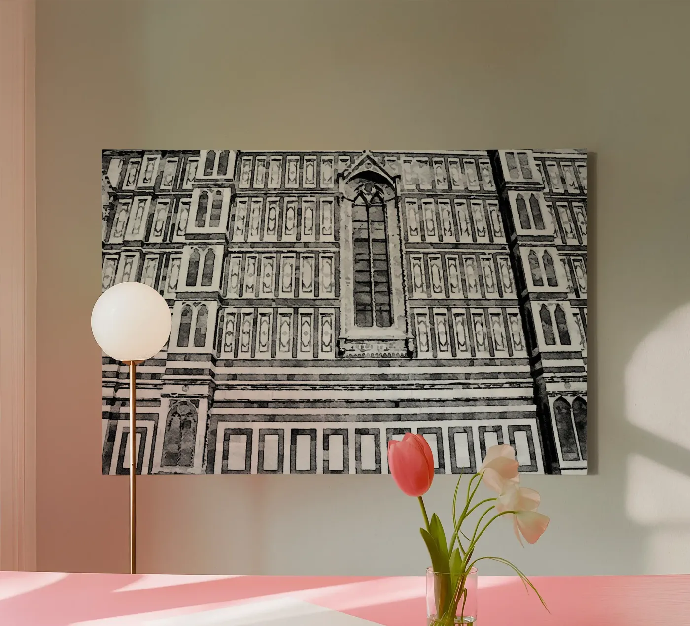 Facade canvas by Massimo Frascogna