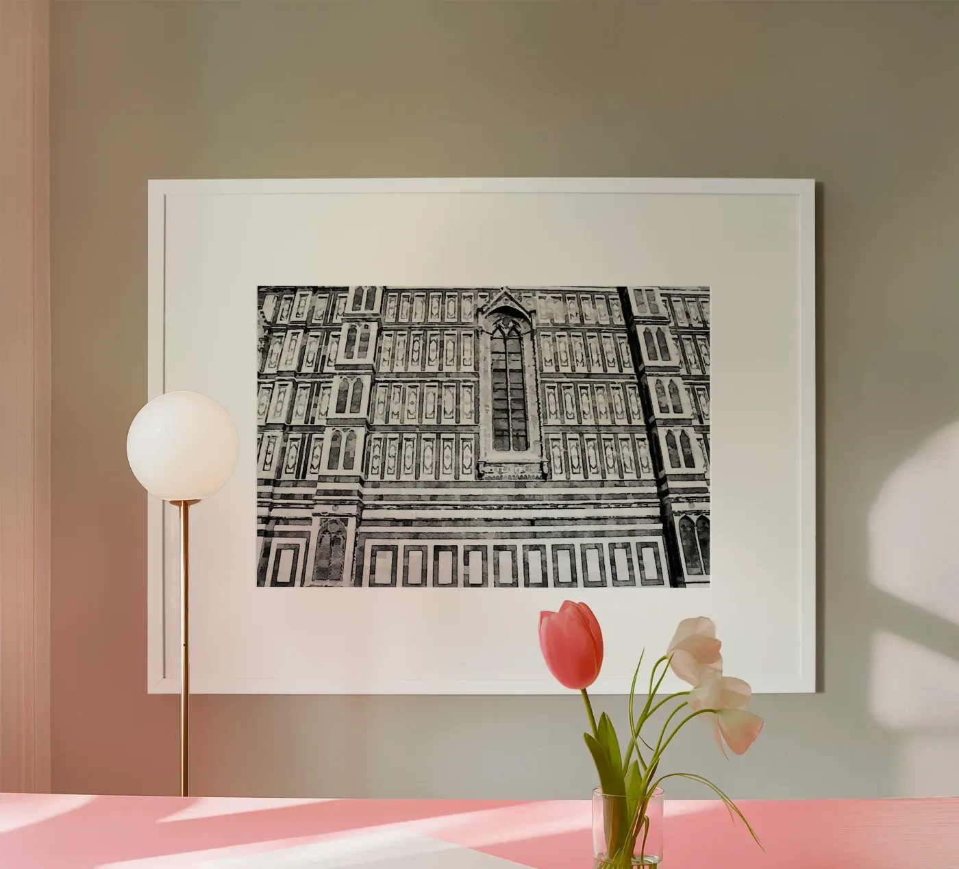 Fassade Poster von Massimo Frascogna