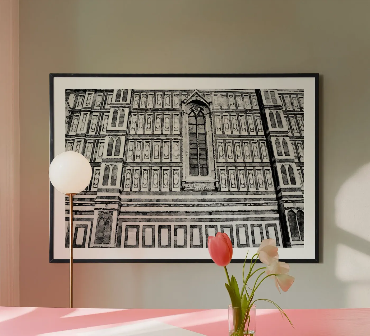 Fassade Poster von Massimo Frascogna