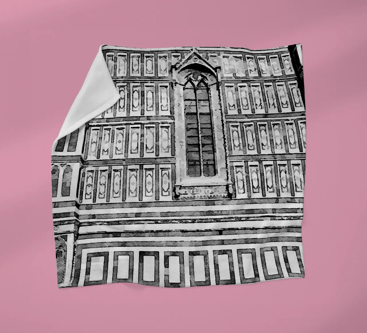 Facade fleecedeken van Massimo Frascogna