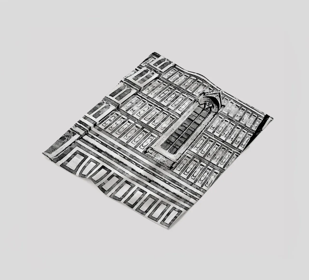 Facade fleecedeken van Massimo Frascogna