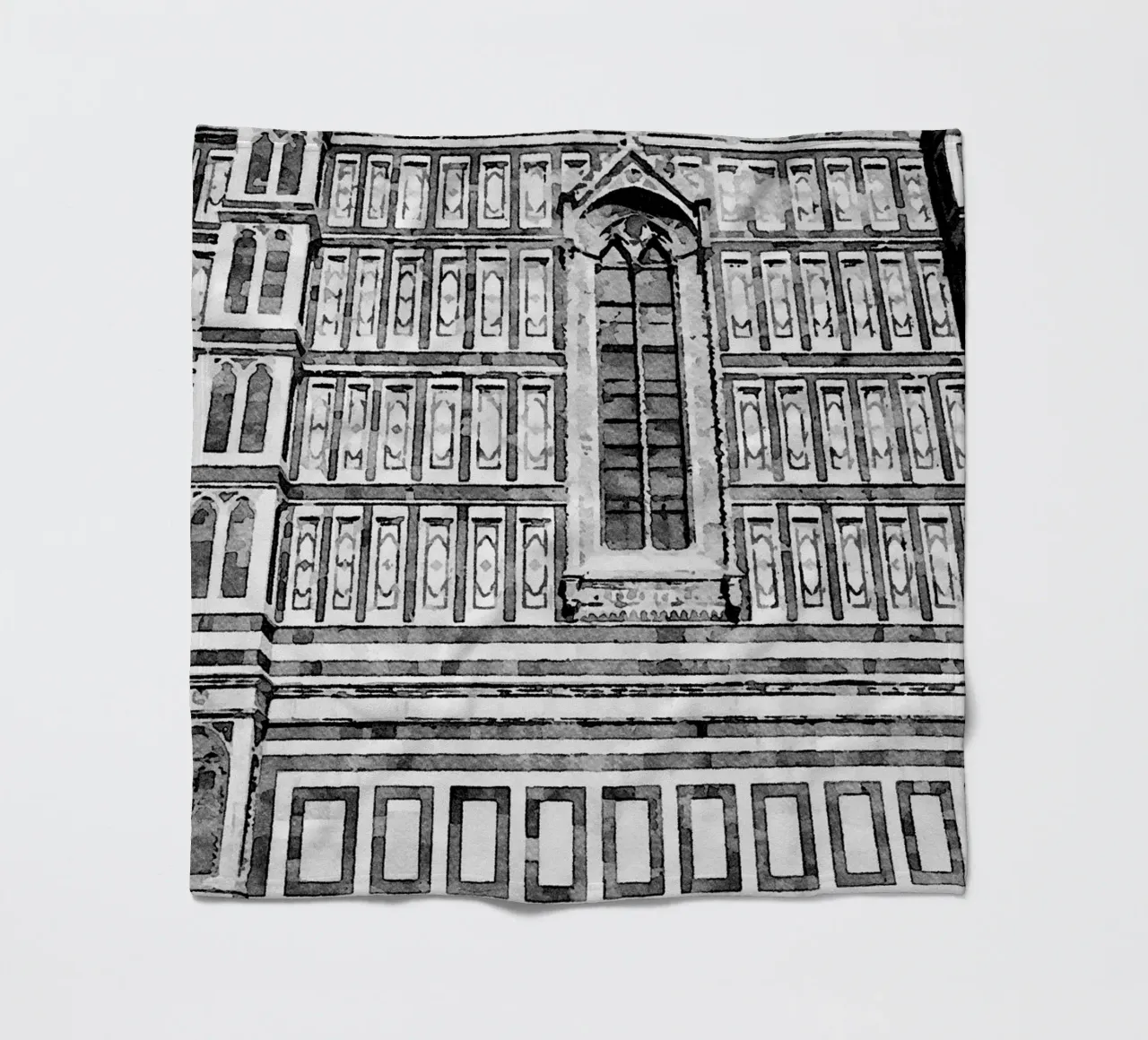 Facade fleece blanket by Massimo Frascogna