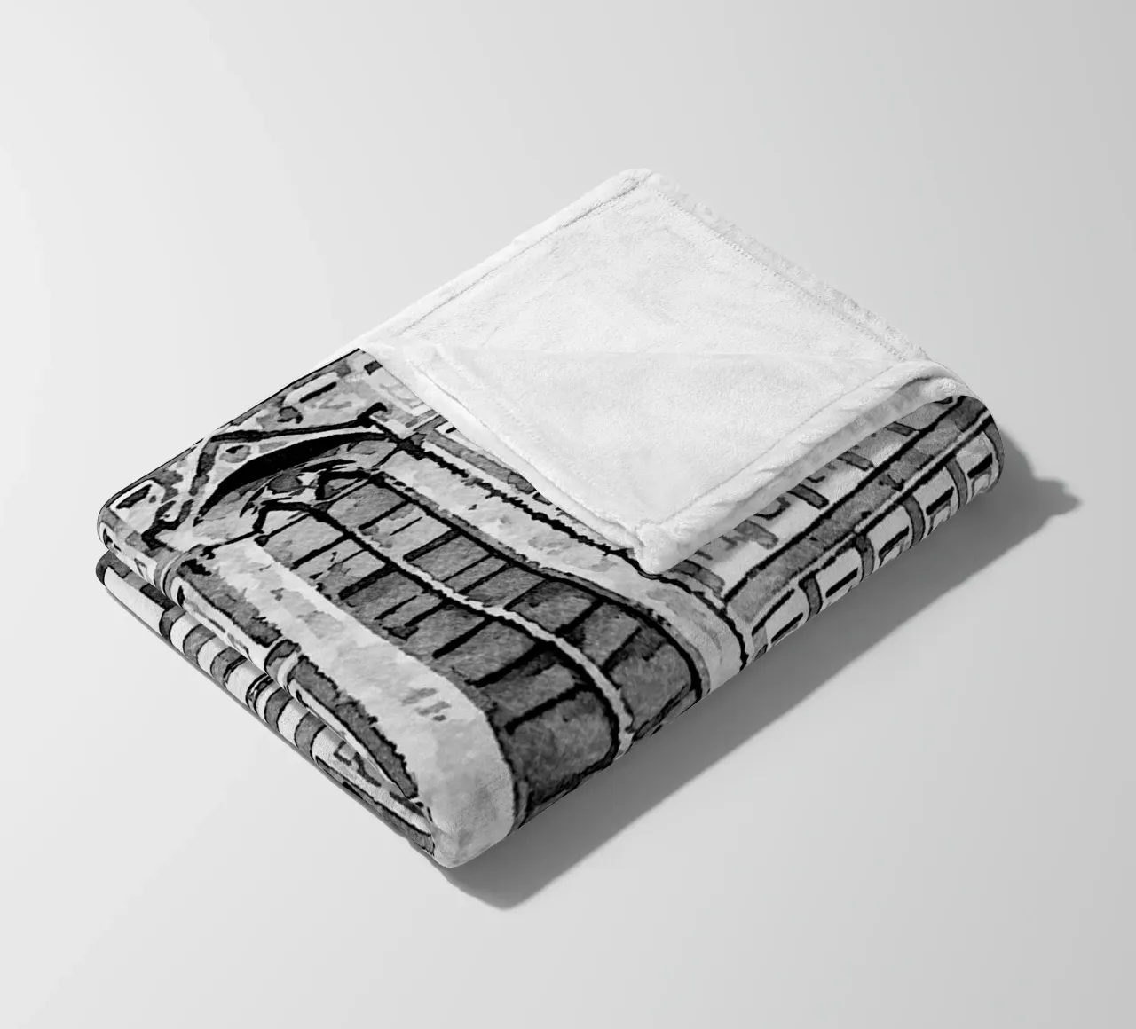 Facade fleecedeken van Massimo Frascogna