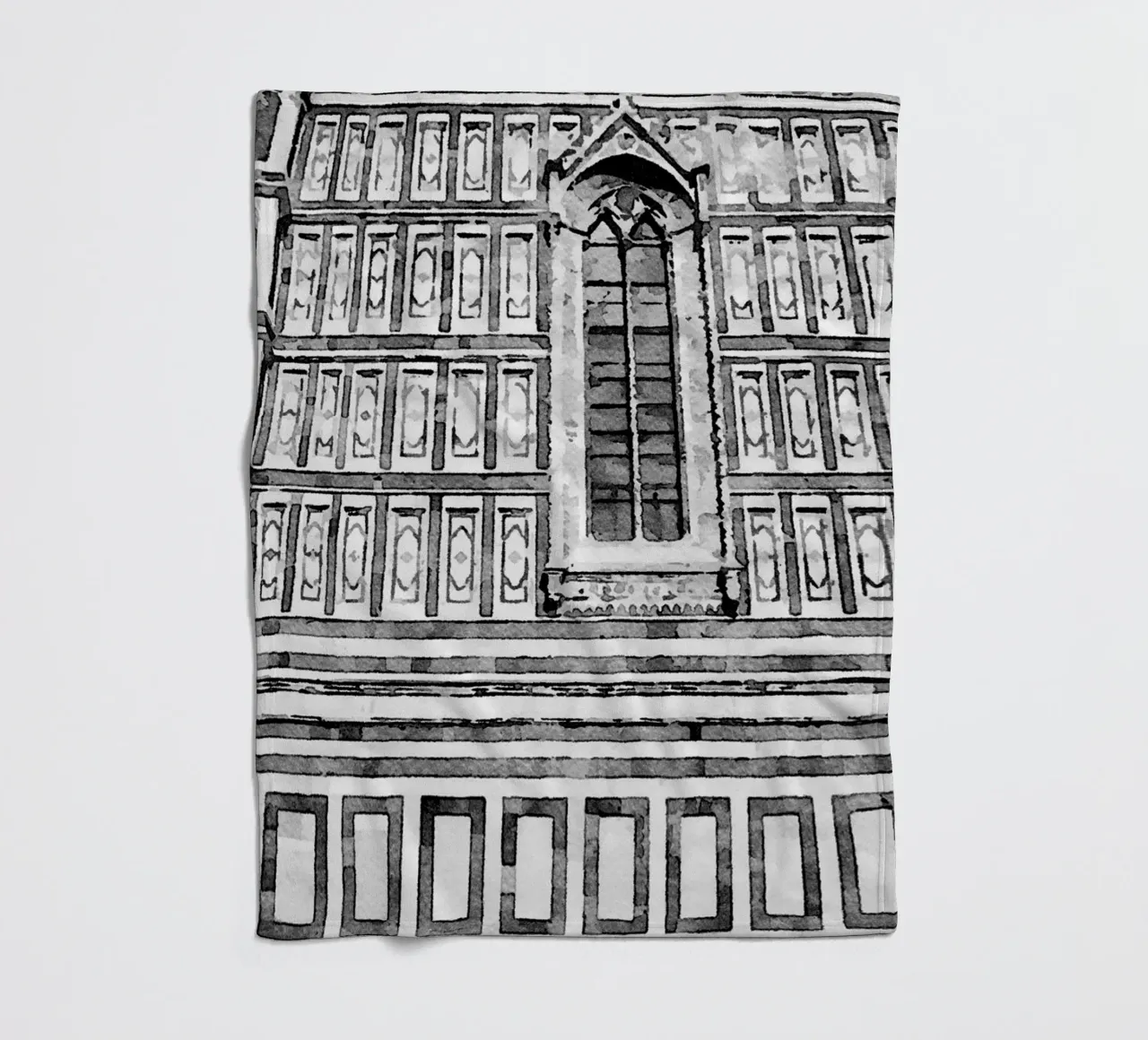 Facade fleecedeken van Massimo Frascogna