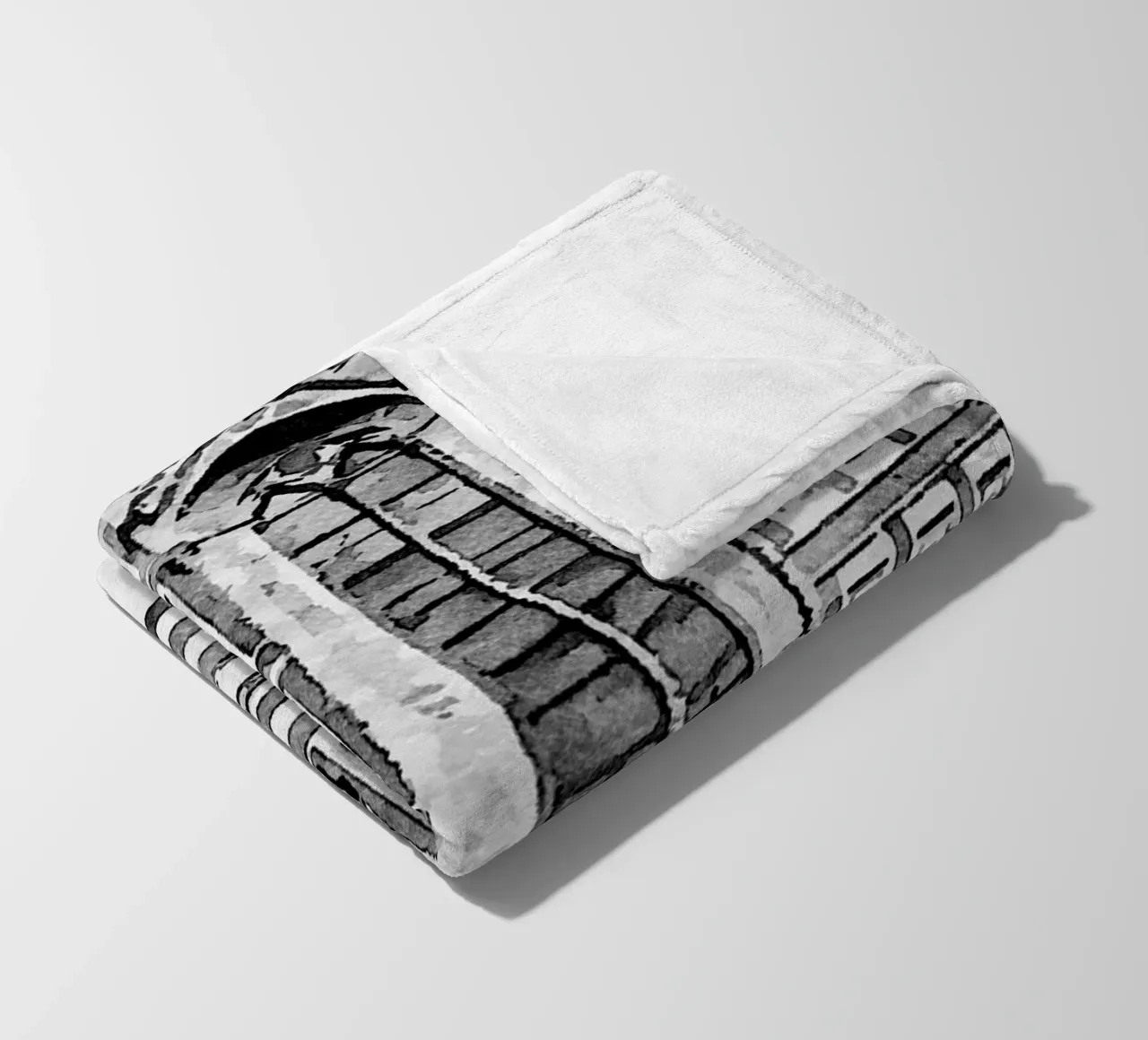 Facade fleece blanket by Massimo Frascogna