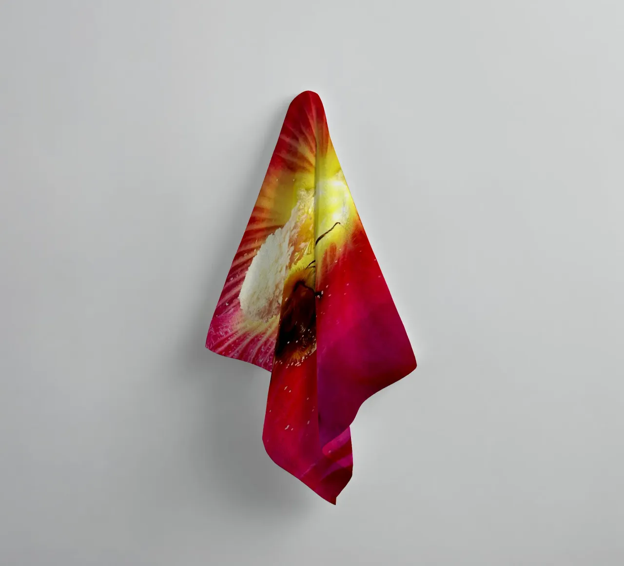 La vie d'une fleur serviette de bain de Massimo Frascogna