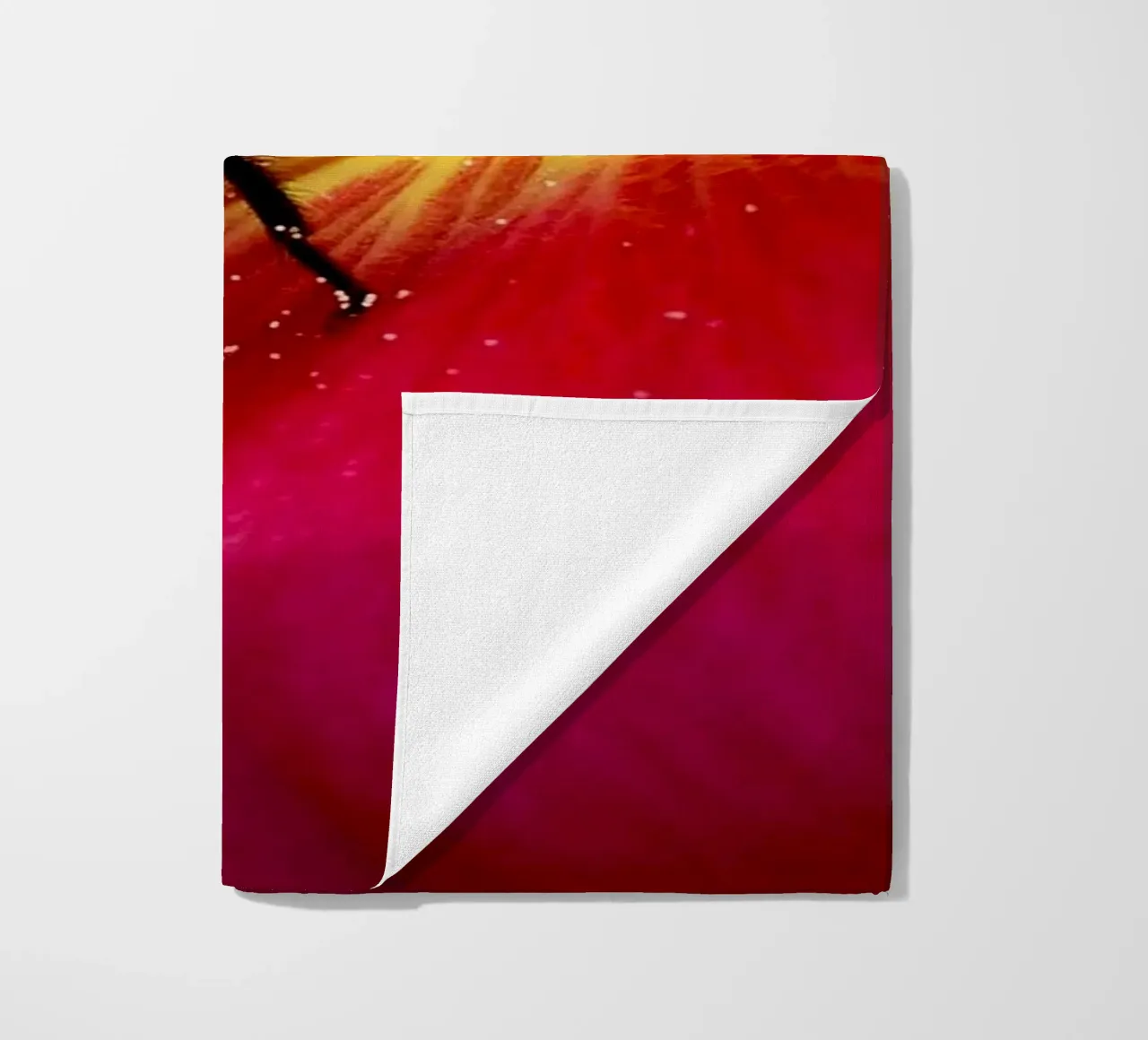 Flower's life beach towel by Massimo Frascogna