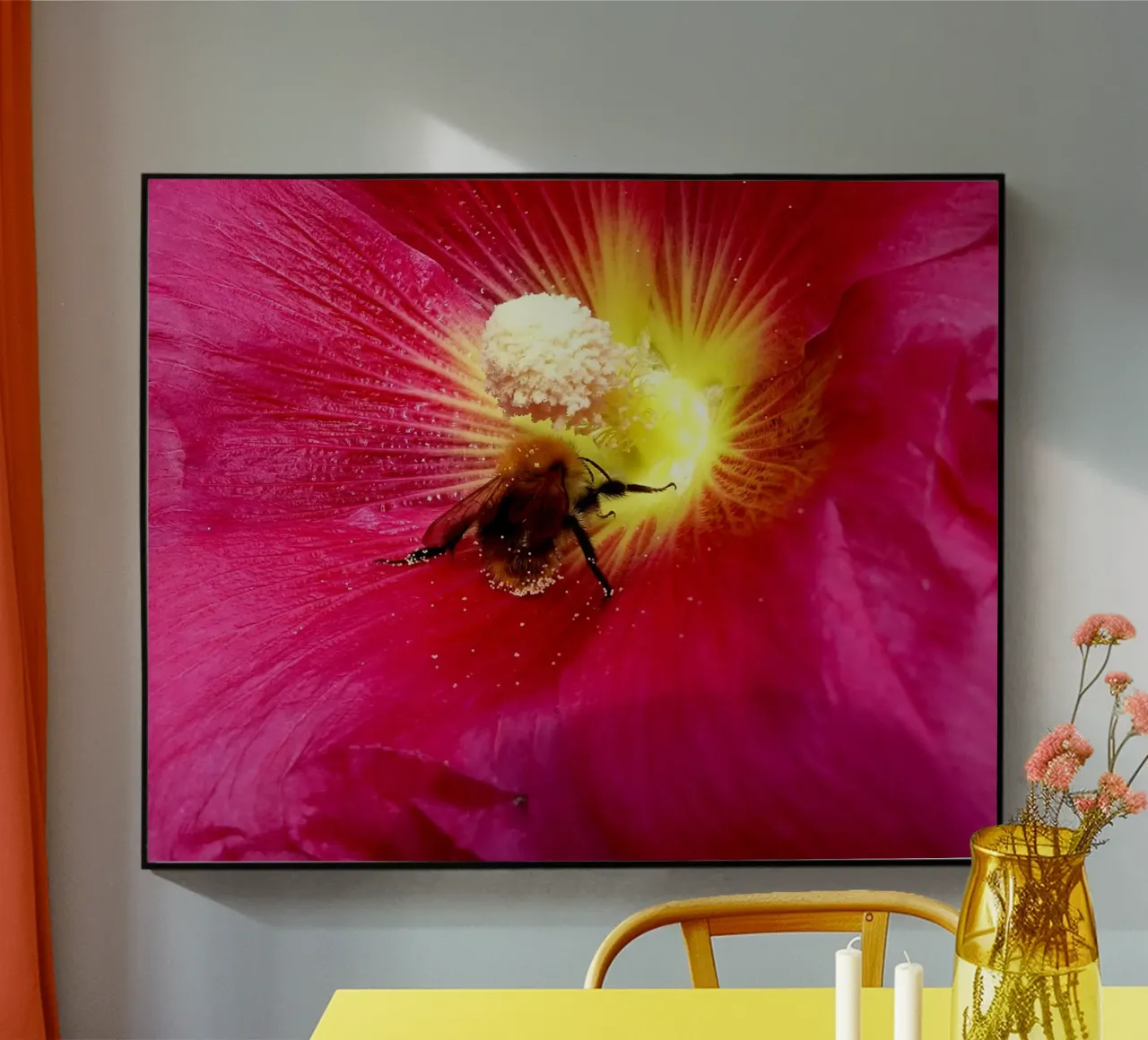 Bloemenleven acryl van Massimo Frascogna