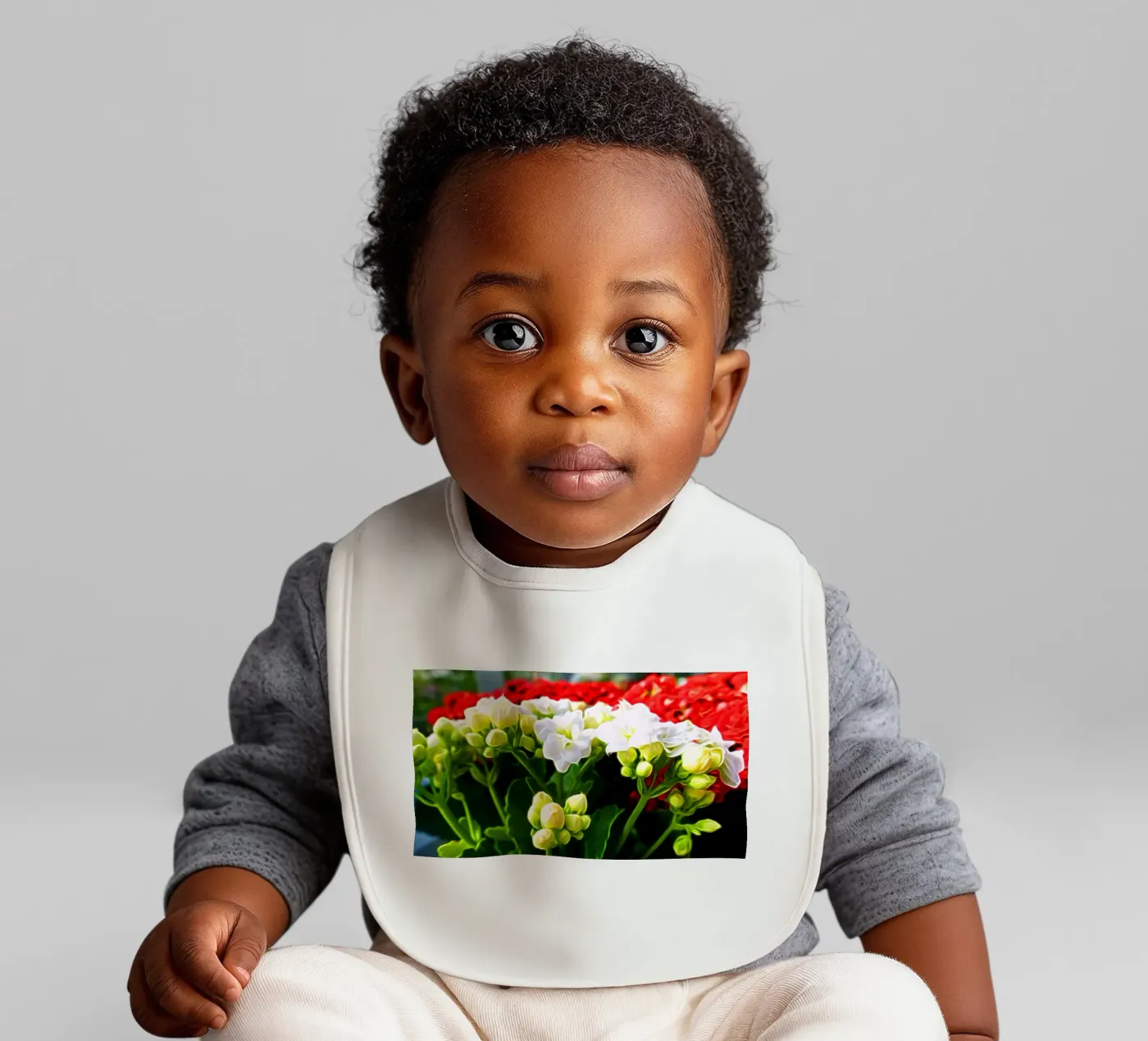 Flowers Babylätzchen von Massimo Frascogna