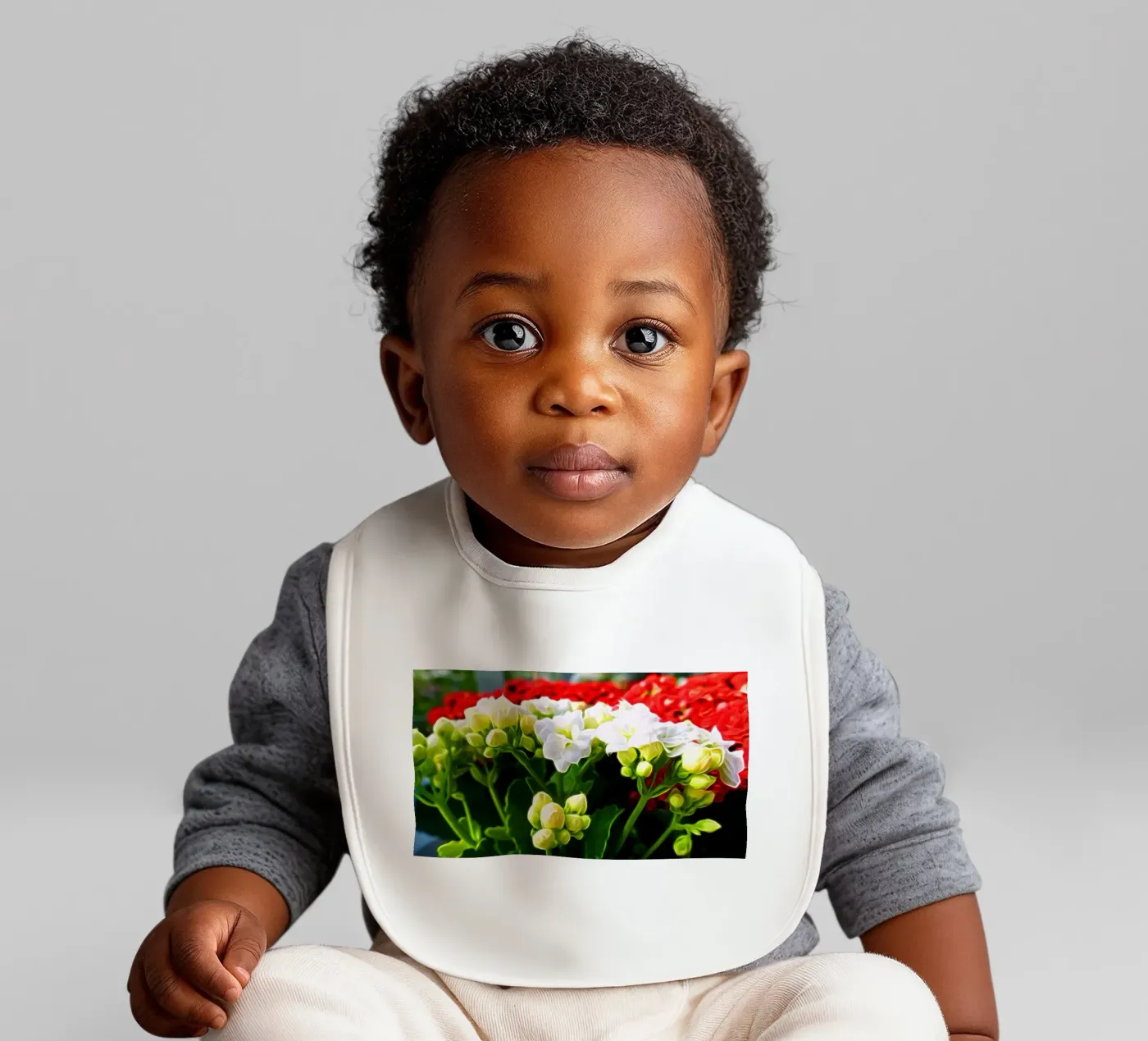 Flowers Babylätzchen von Massimo Frascogna