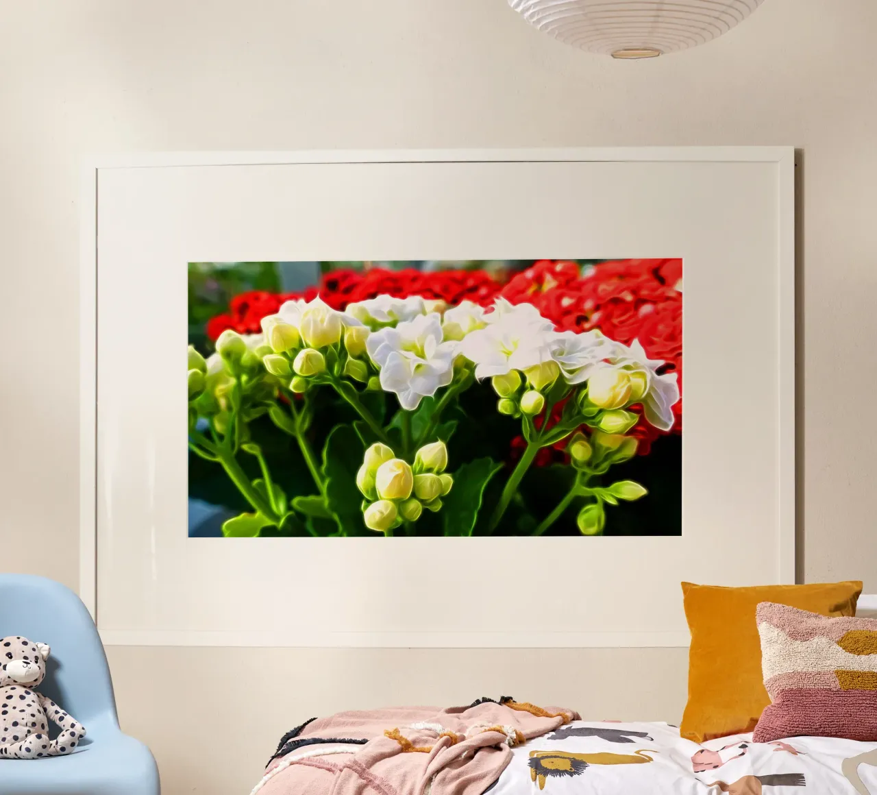 I fiori poster con telaio in alluminio da Massimo Frascogna