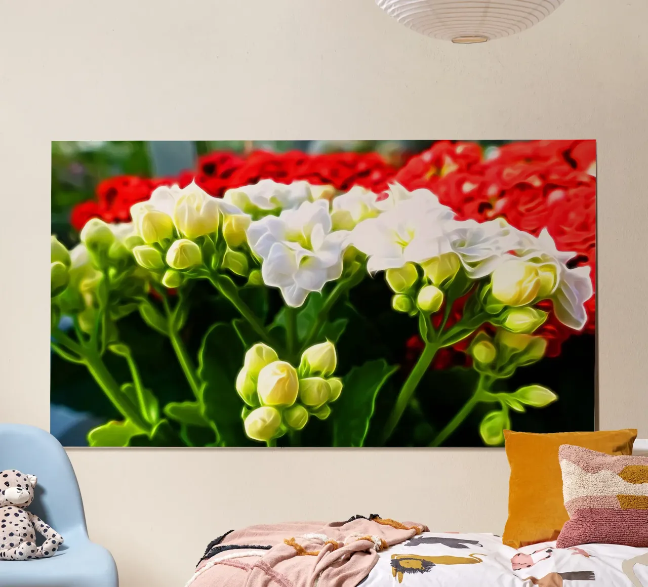 I fiori poster con telaio in alluminio da Massimo Frascogna