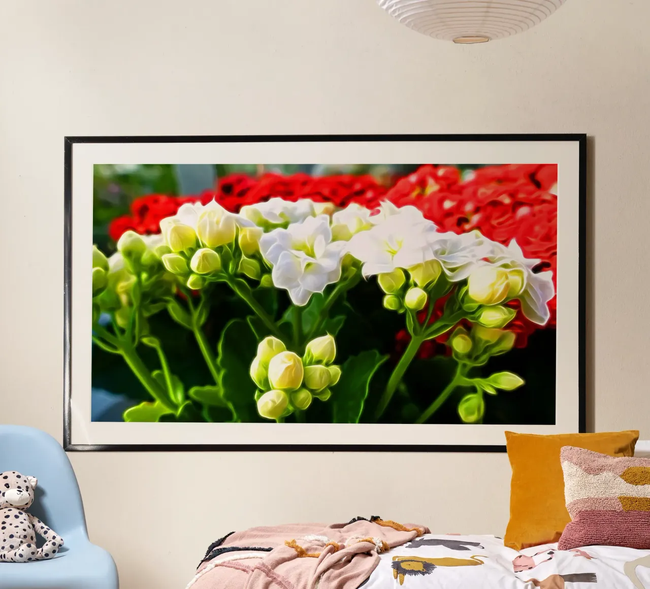 I fiori poster con telaio in alluminio da Massimo Frascogna