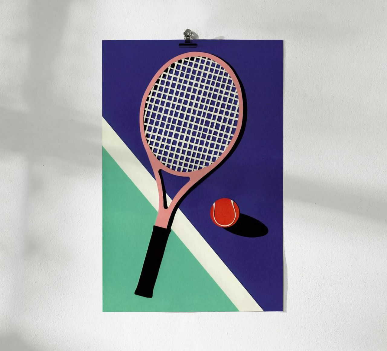 Malibu Tennis Club poster by Rosi Feist