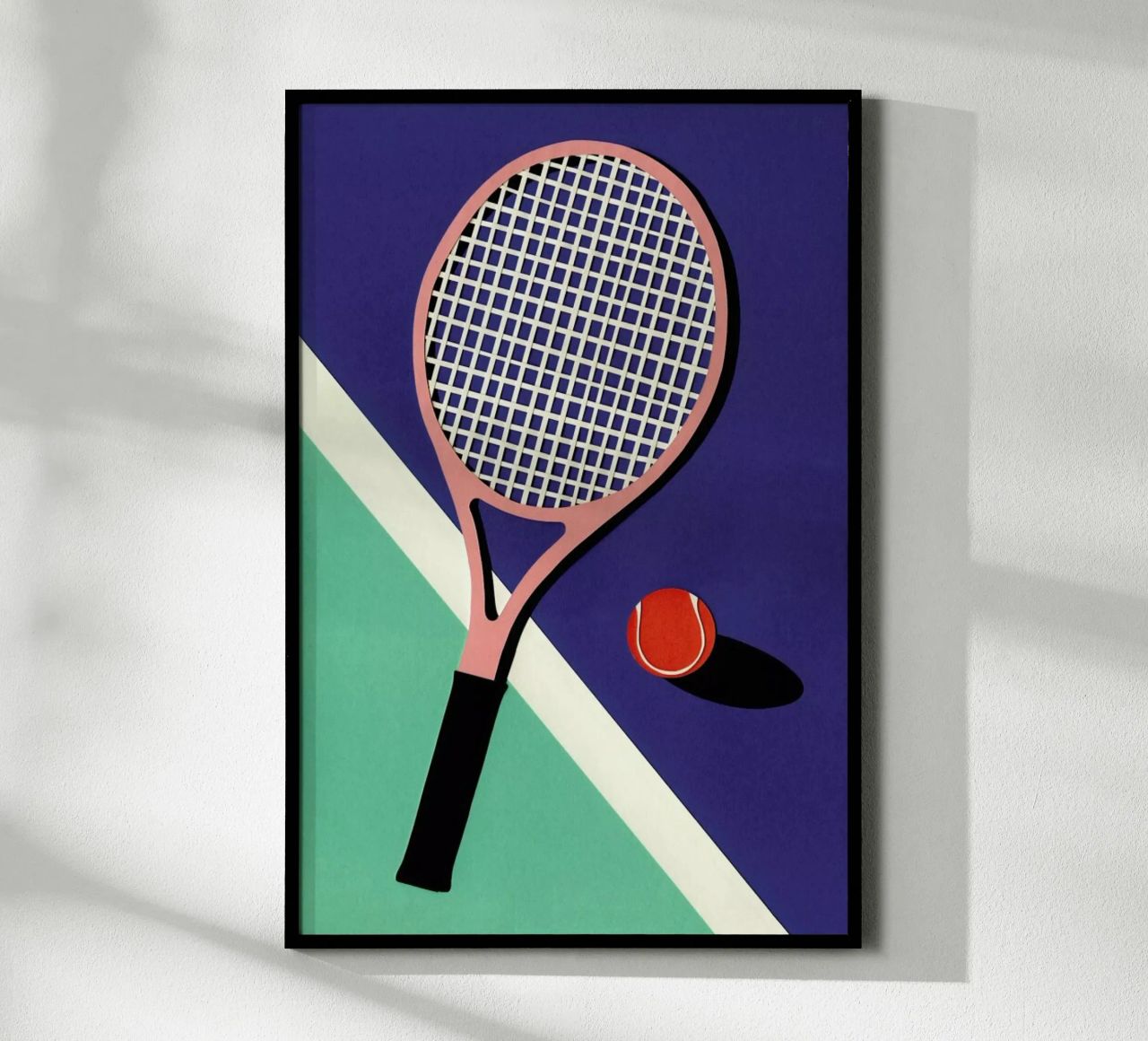 Malibu Tennis Club poster by Rosi Feist