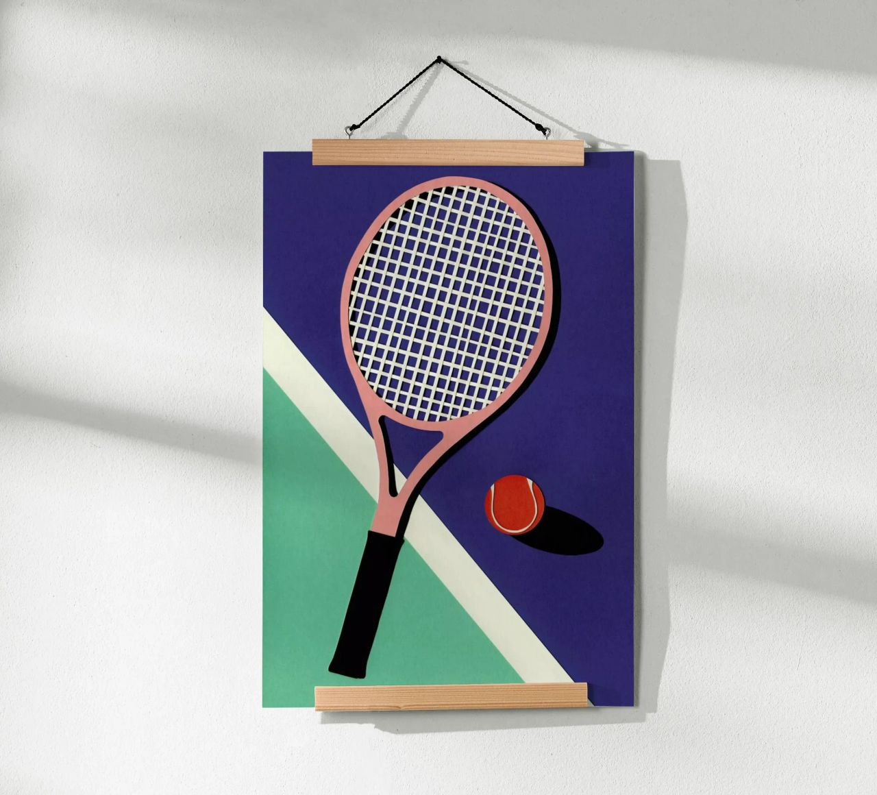Malibu Tennis Club poster by Rosi Feist