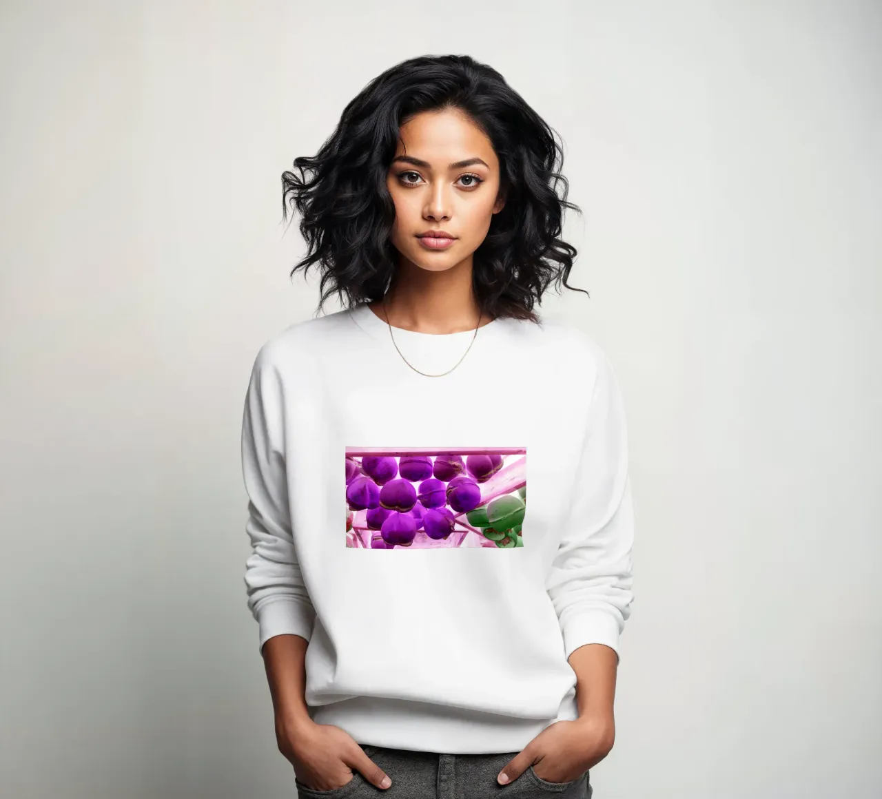 Viola felpa da Massimo Frascogna