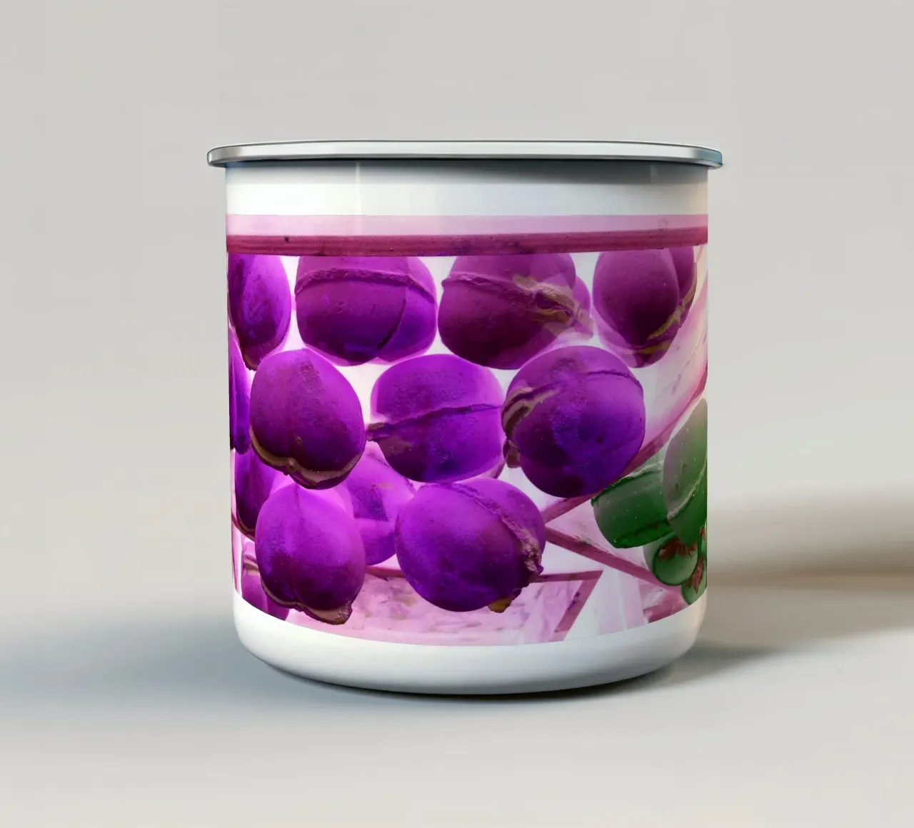 Morado taza de esmalte de Massimo Frascogna