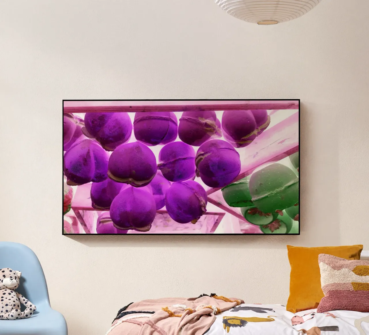 Purple acrylic glass by Massimo Frascogna