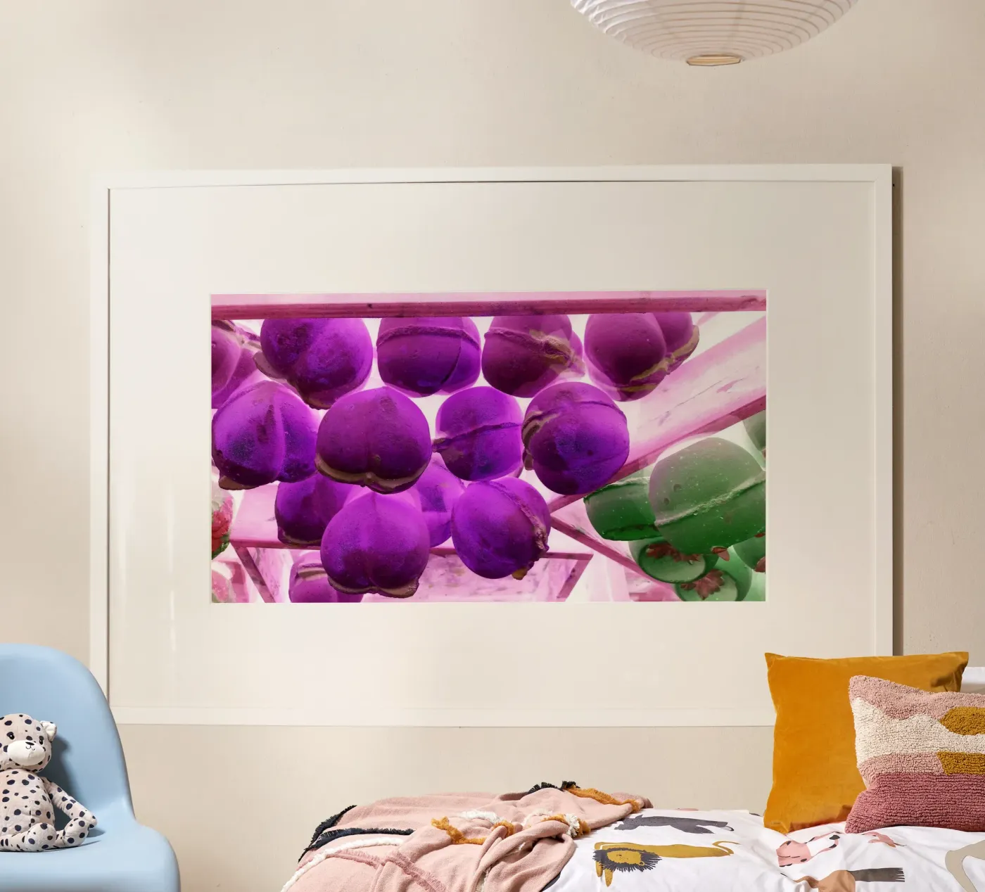 Purple poster by Massimo Frascogna