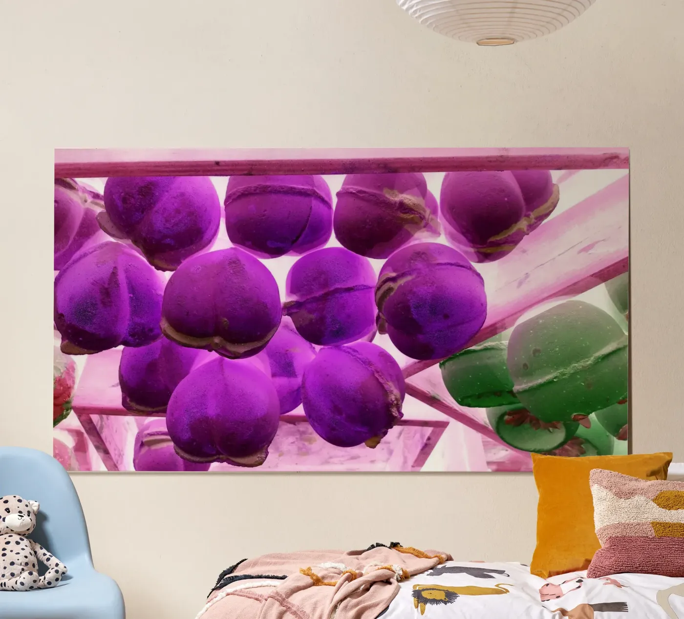 Purple poster by Massimo Frascogna