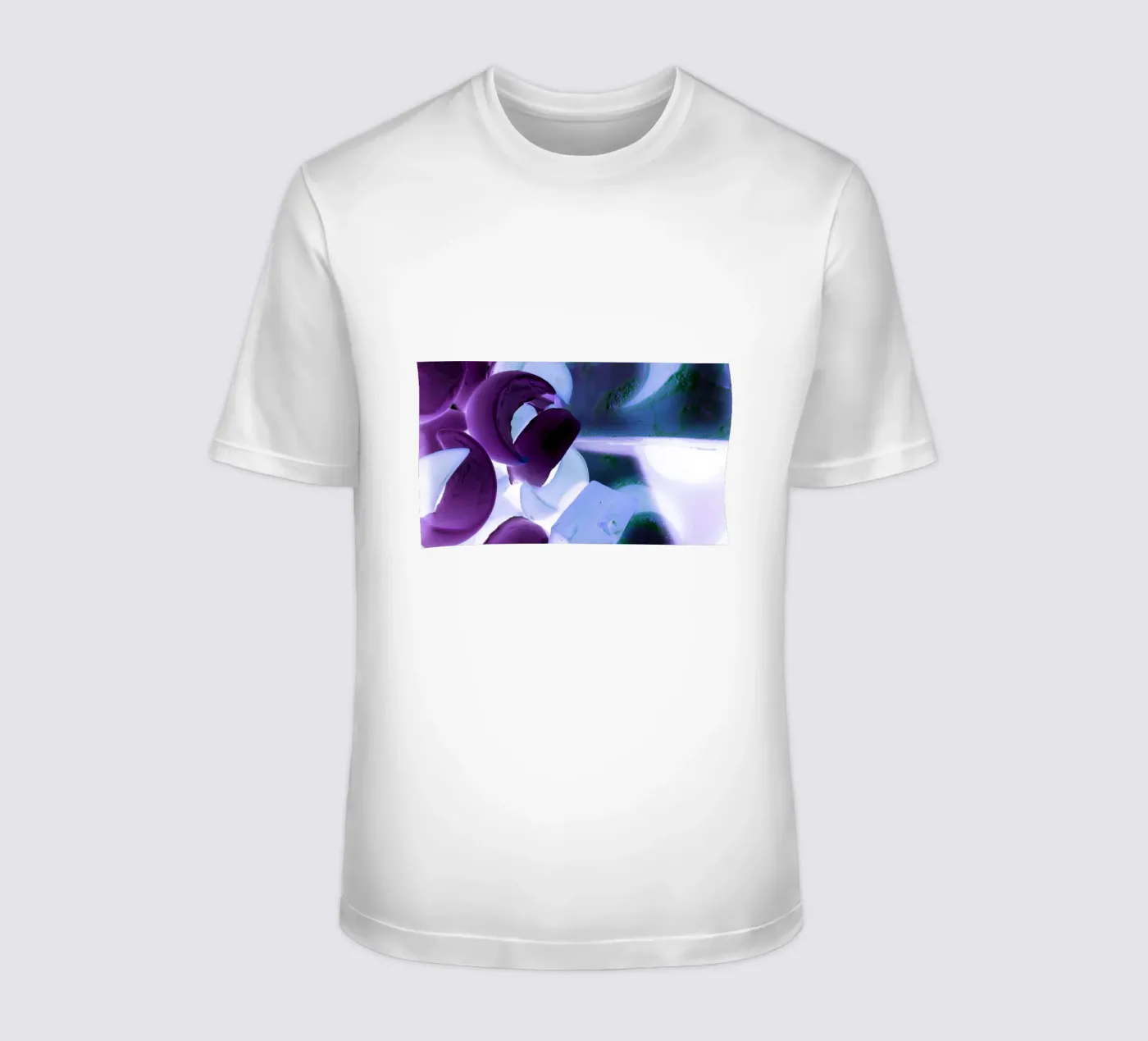 Blu e viola t-shirt da Massimo Frascogna