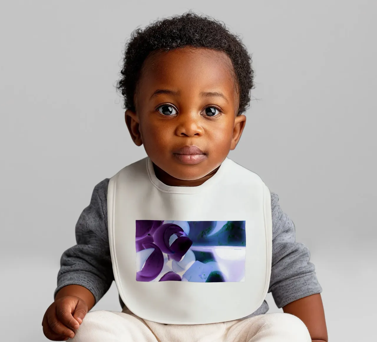 Blu e viola bavaglino da Massimo Frascogna