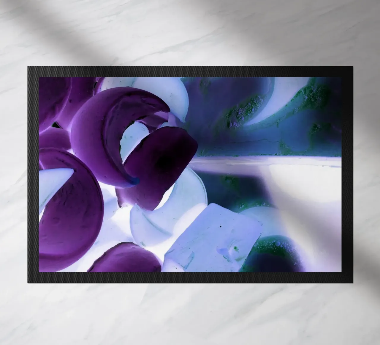 Blu e viola zerbino da Massimo Frascogna