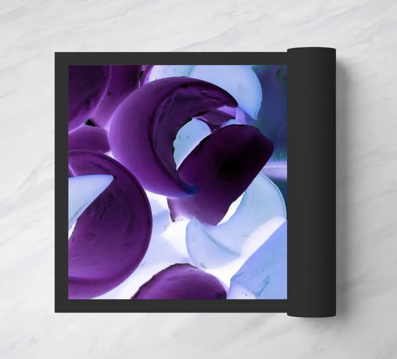 Blu e viola zerbino da Massimo Frascogna