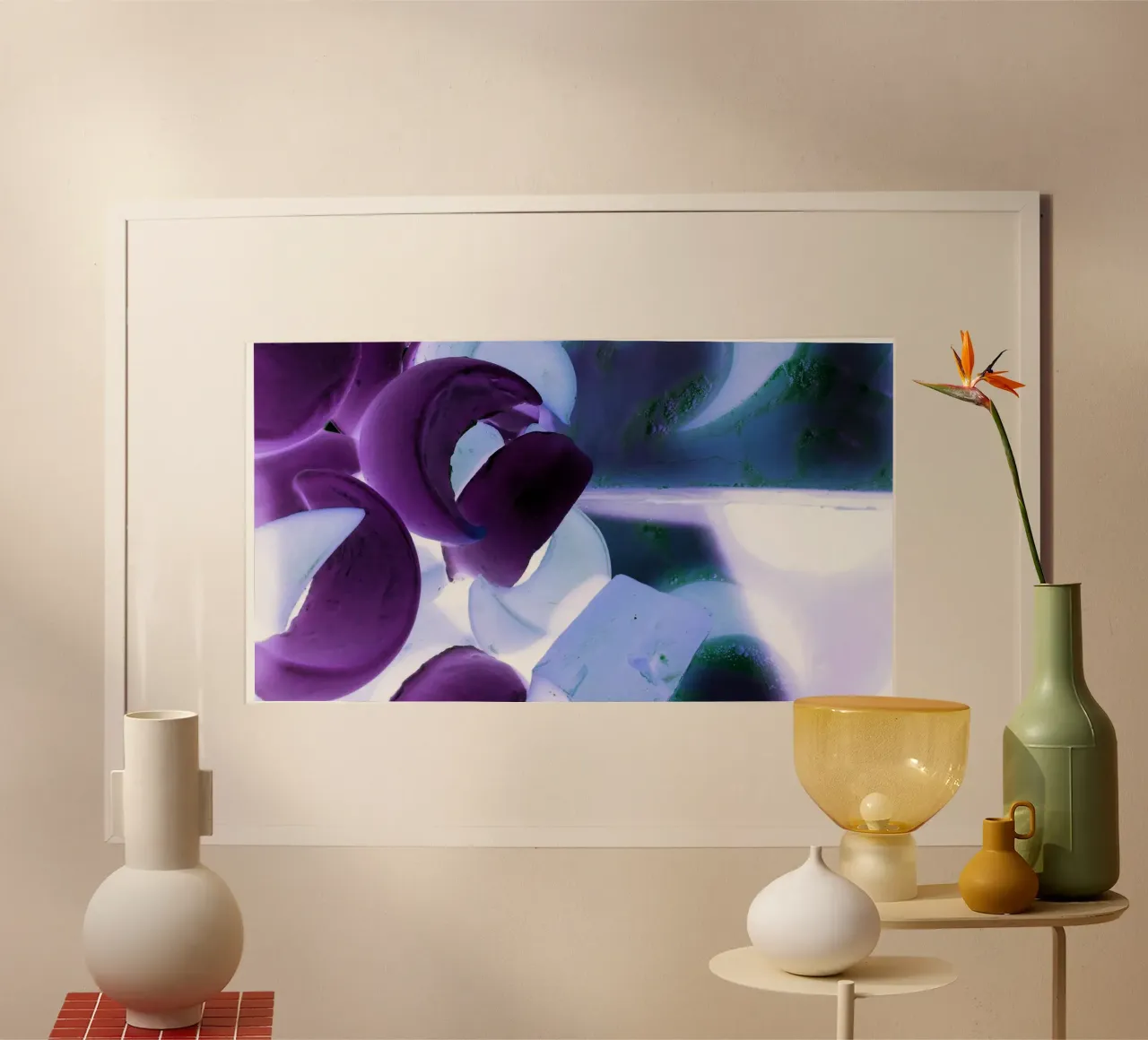 Blu e viola poster da Massimo Frascogna