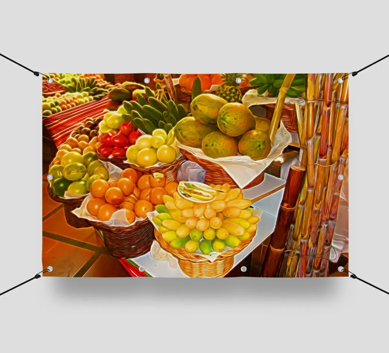 Frutta telo in pvc da Massimo Frascogna