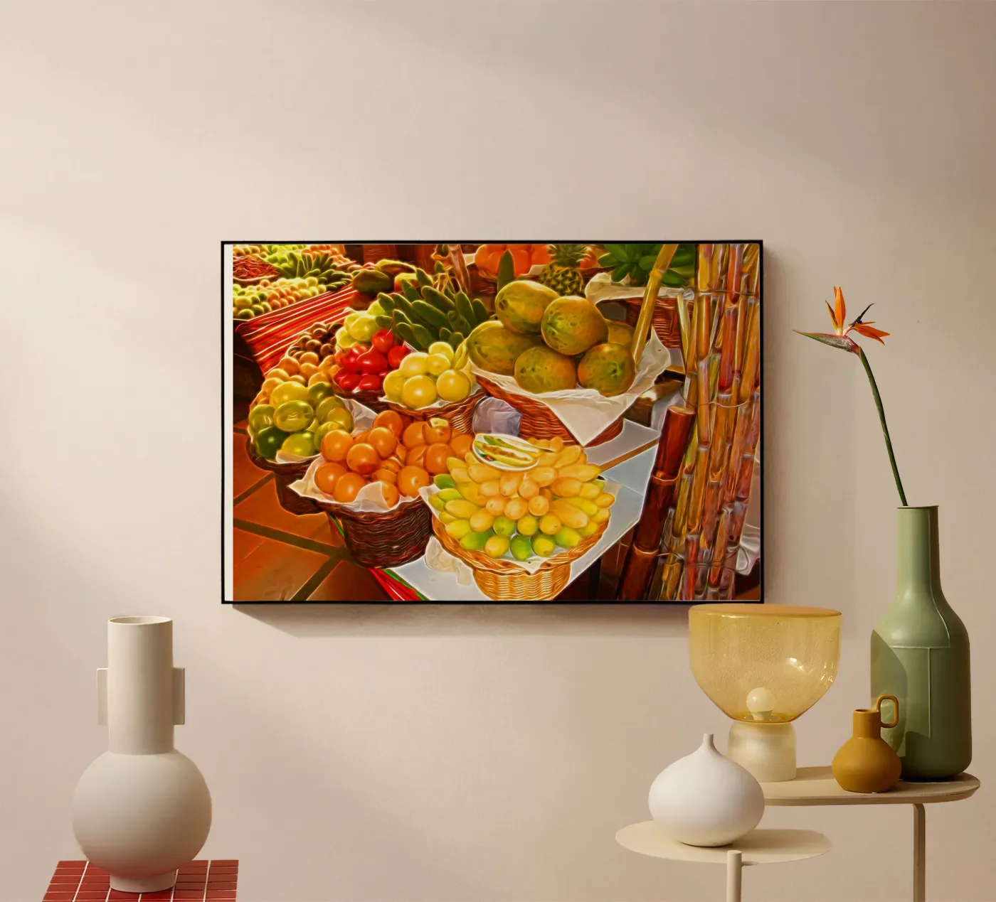 Fruits acryl van Massimo Frascogna