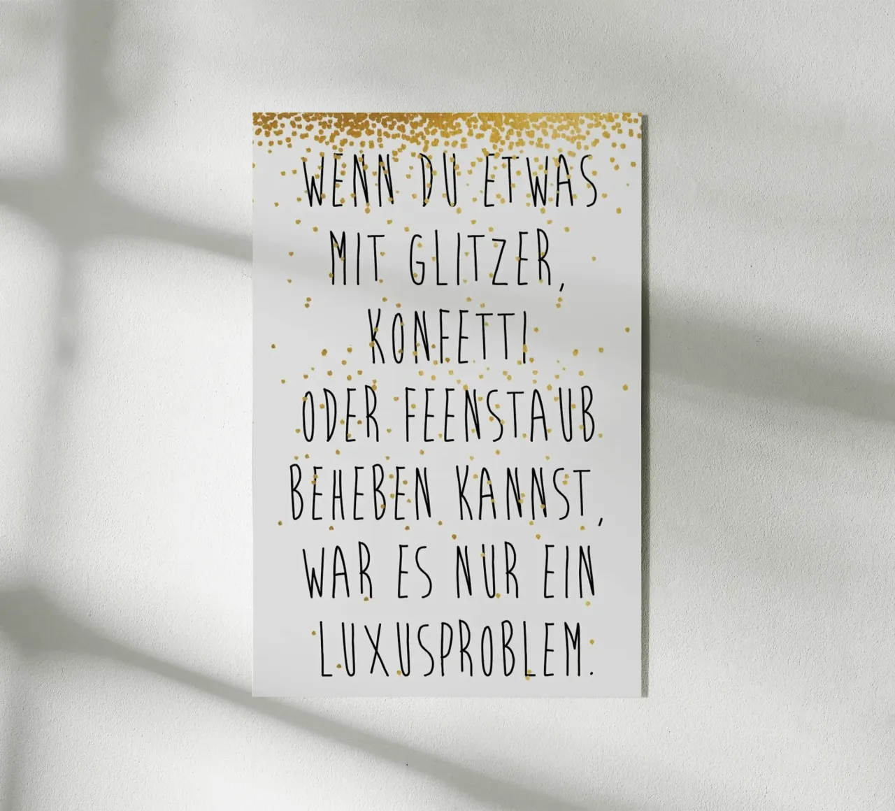 Luxusproblem plexiglass da typealive